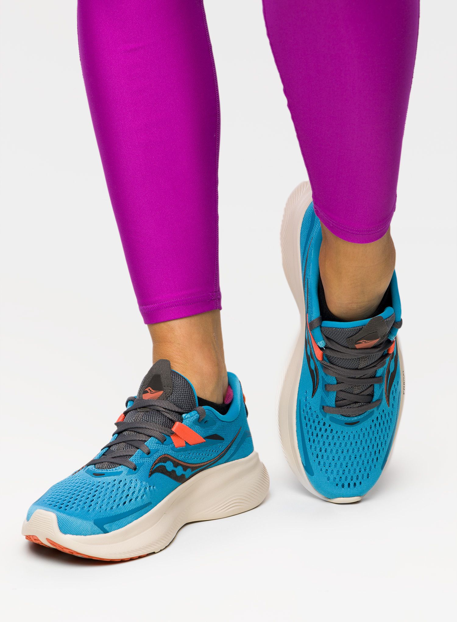 Ženski tekaški čevlji Saucony Ride 15 - ocean/shadow