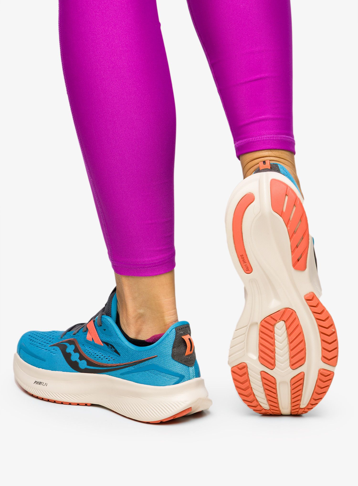 Ženski tekaški čevlji Saucony Ride 15 - ocean/shadow
