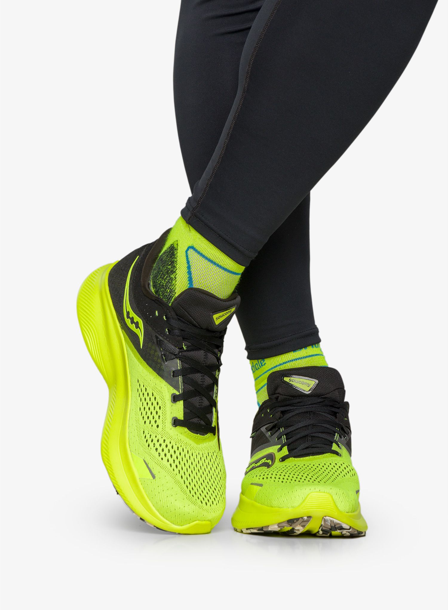 Moški tekaški čevlji Saucony Ride 16  - citron/black