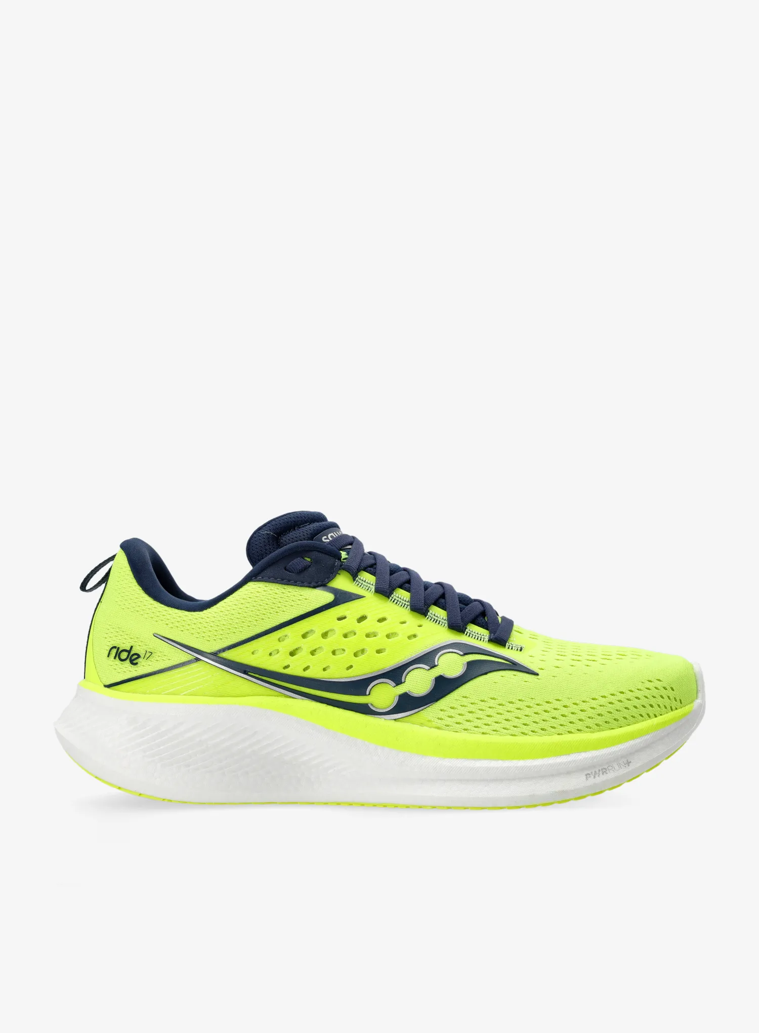 Moški tekaški čevlji Saucony Ride 17 - citron/navy