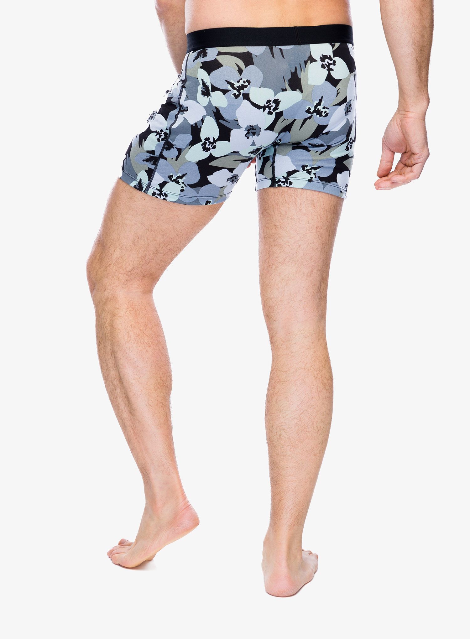 Boksarice Saxx Daytripper Boxer Brief Fly - camo flowers/blue fog