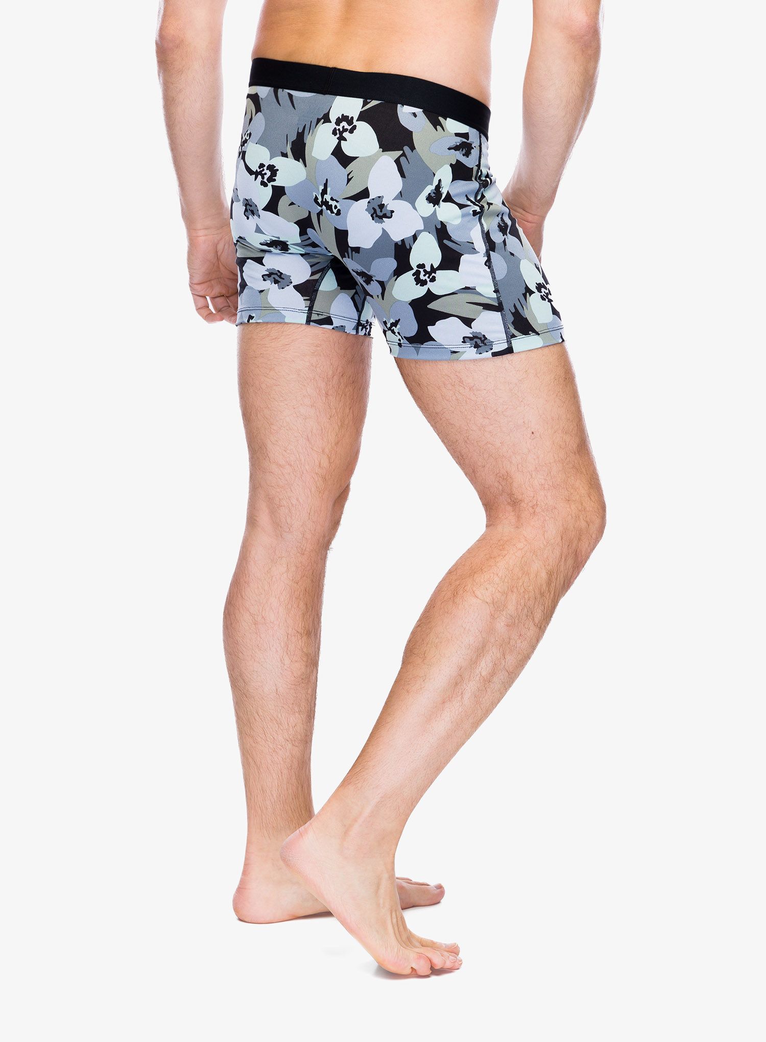 Boksarice Saxx Daytripper Boxer Brief Fly - camo flowers/blue fog