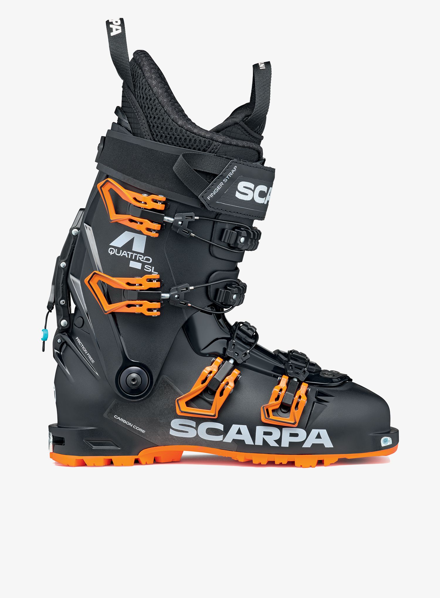 Čevlji za turno smučanje Scarpa 4-Quatro SL - black/orange