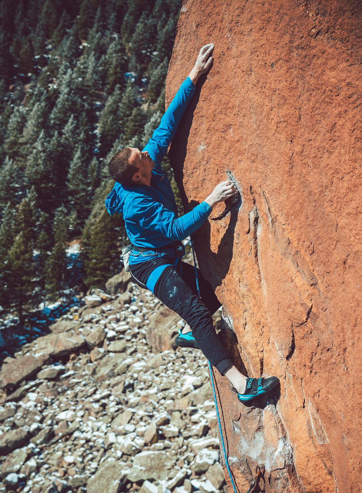 Plezalni čevlji Scarpa Boostic - black/azure