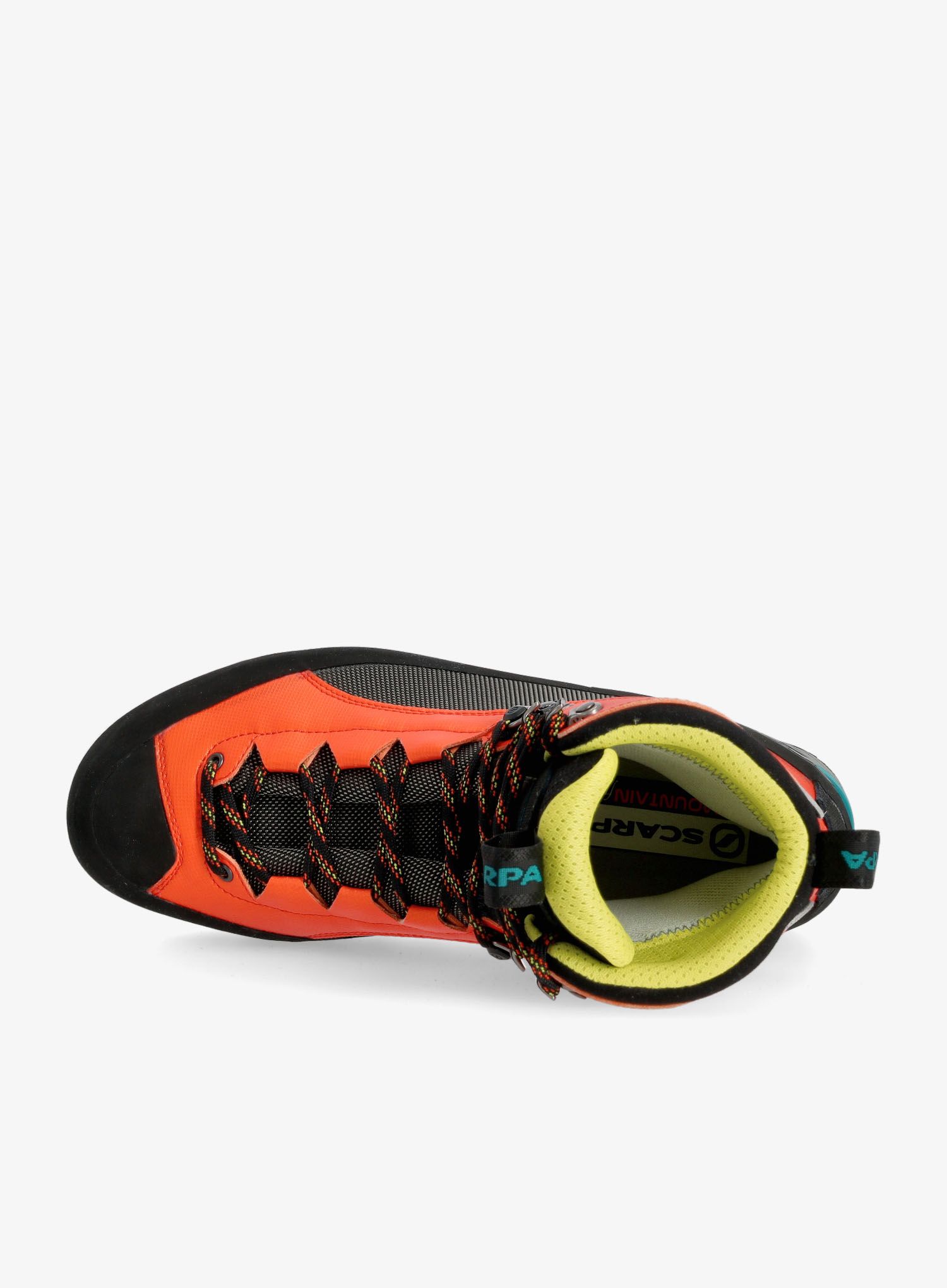 Moški planinski čevlji Scarpa Charmoz HD - shark/orange