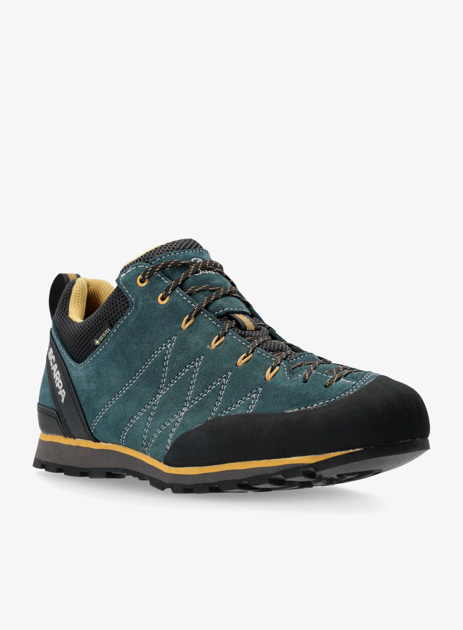 Pristopni čevlji Scarpa Crux GTX - petrol/mustard
