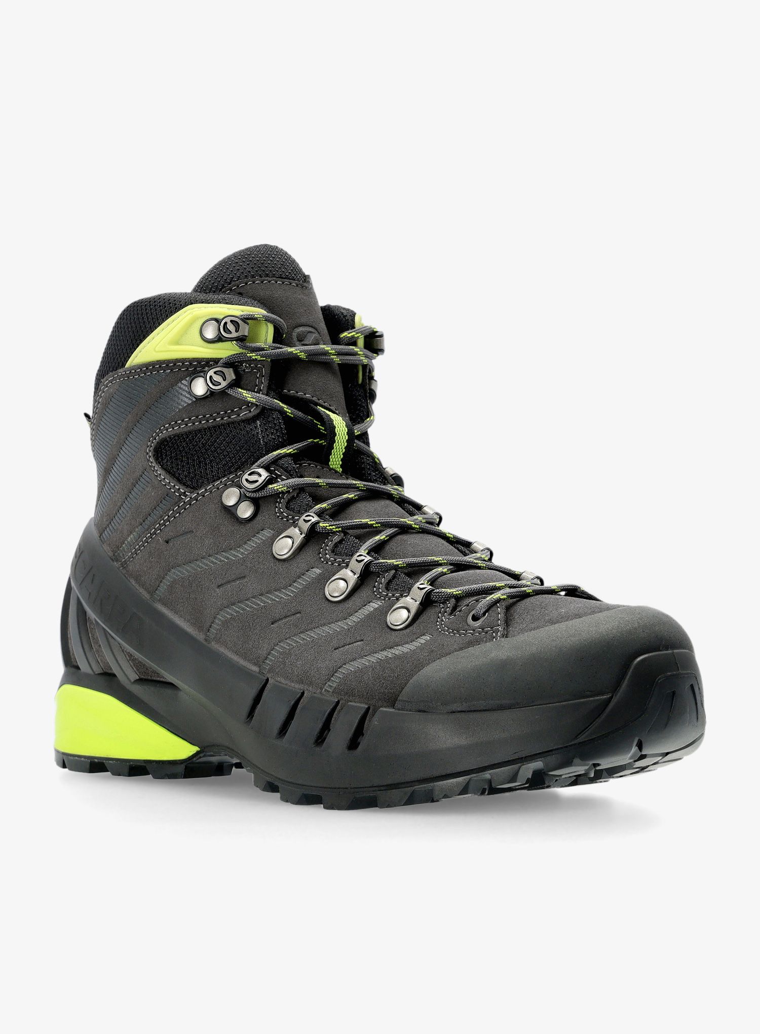 Moški pohodniški čevlji Scarpa Cyclone S GTX - shark/lime