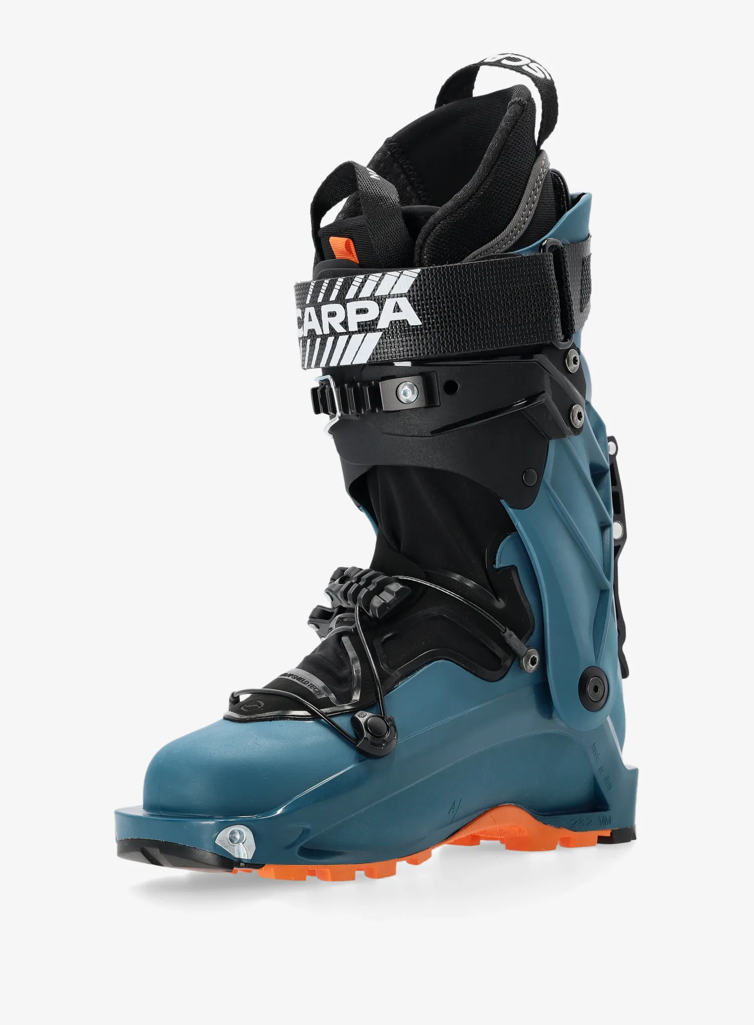 Čevlji za turno smučanje Scarpa F1 GT - petrol/orange