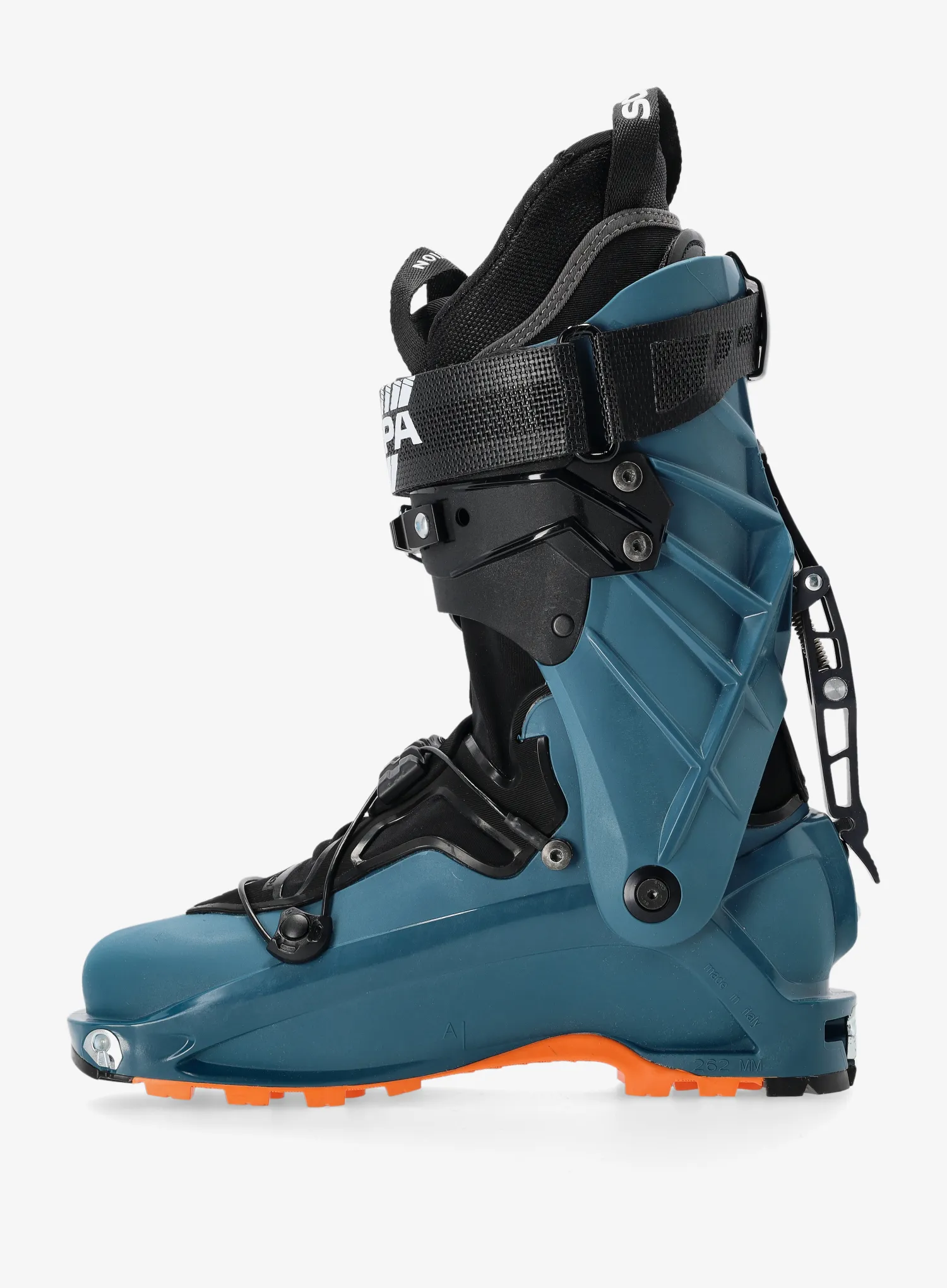 Čevlji za turno smučanje Scarpa F1 GT - petrol/orange