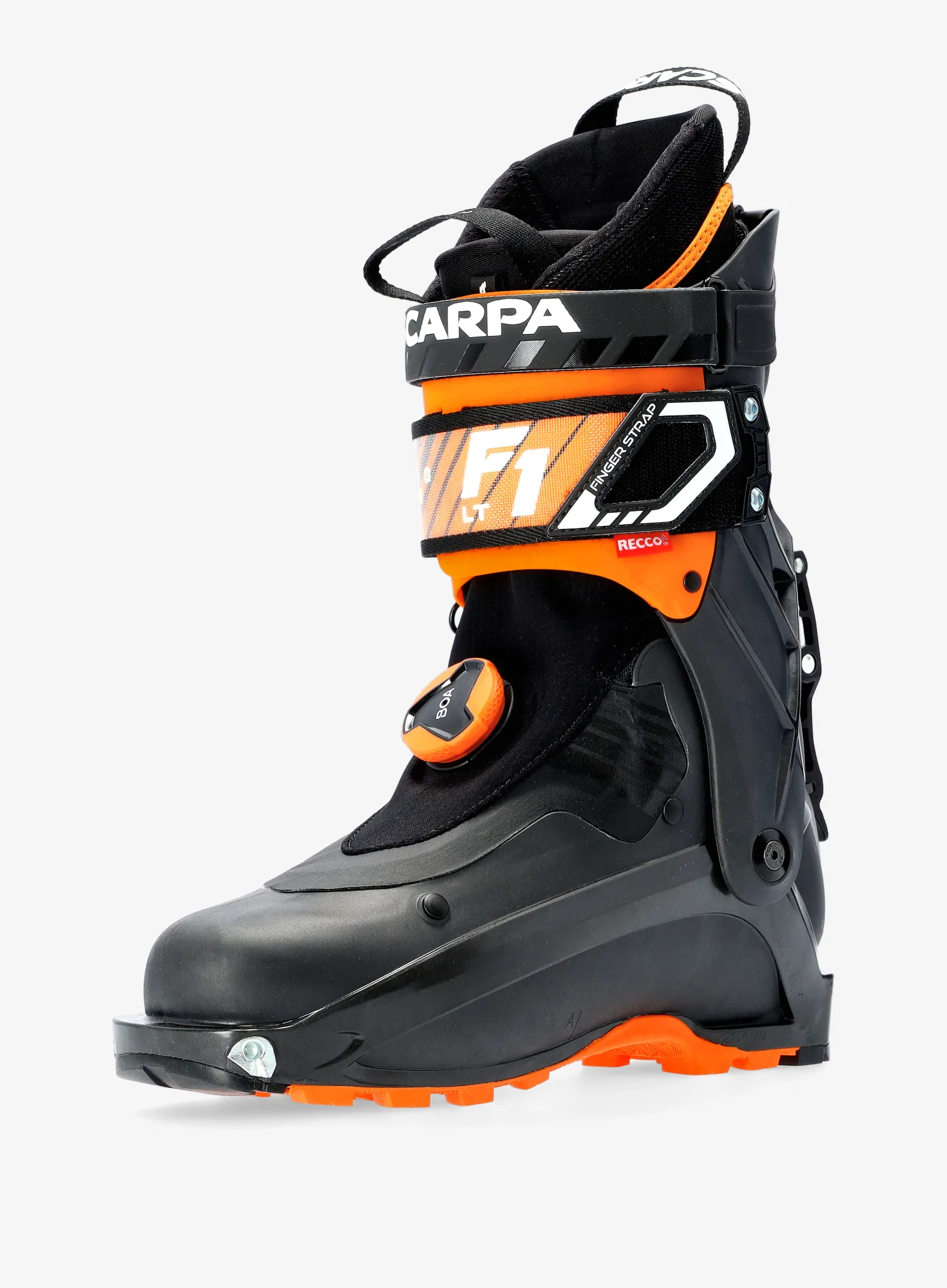 Čevlji za turno smučanje Scarpa F1 LT - carbon/orange
