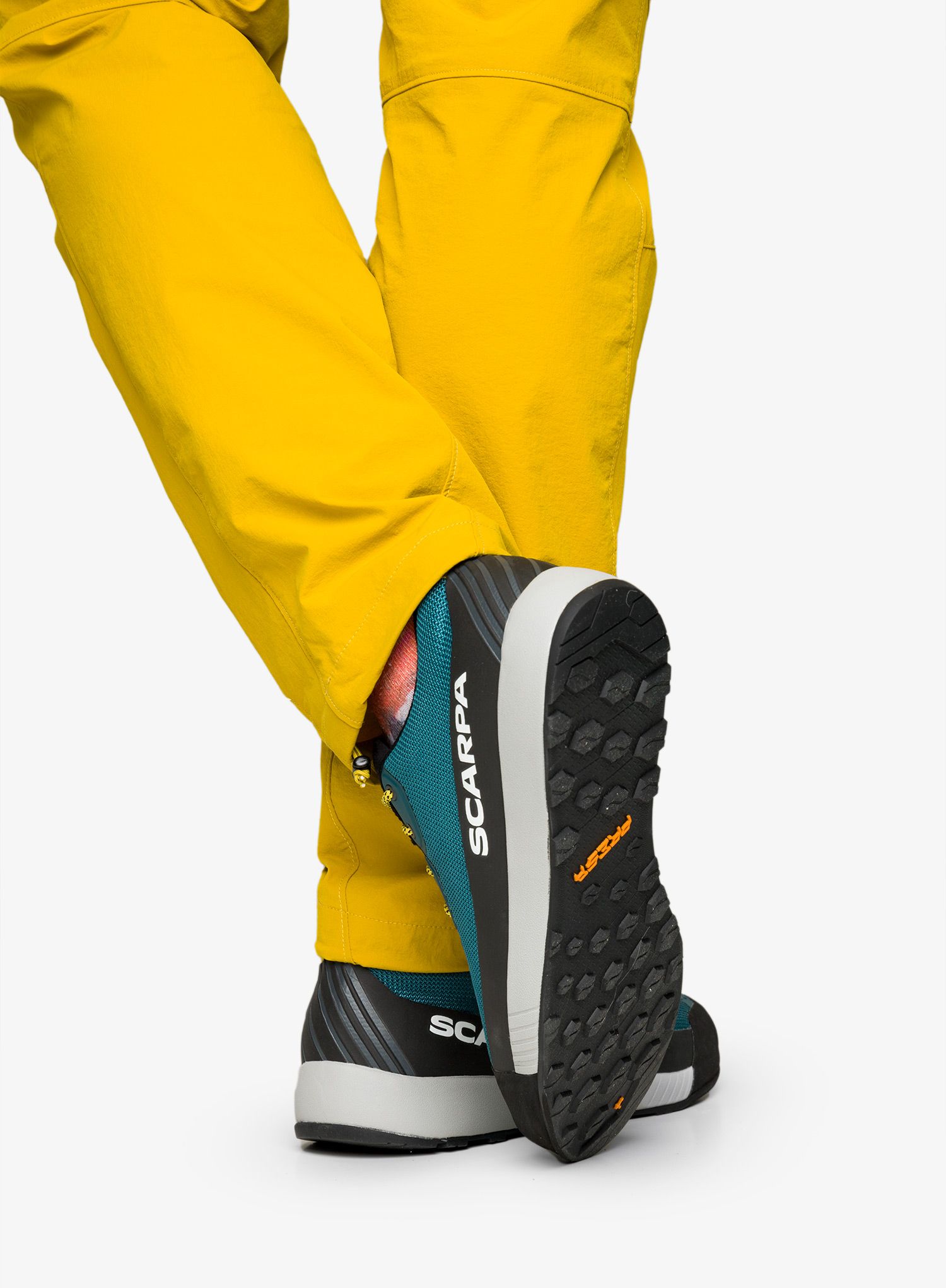 Pristopni čevlji Scarpa Gecko LT - petrol/mustard
