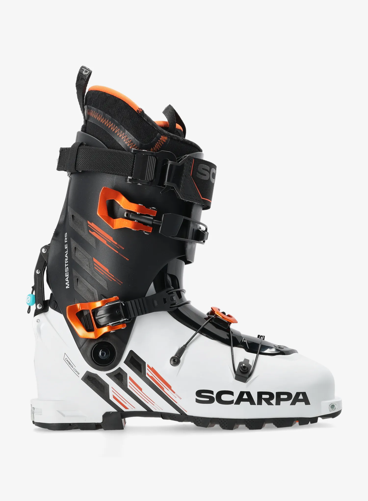 Čevlji za turno smučanje Scarpa Maestrale RS - white/black/orange