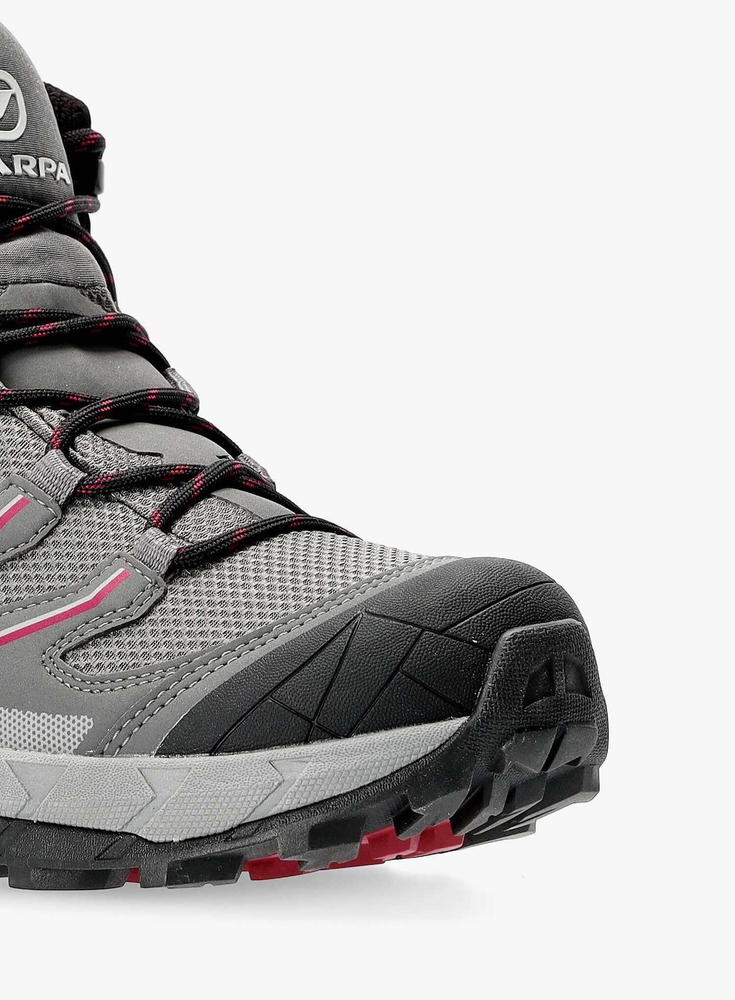 Ženski pohodniški čevlji Scarpa Maverick Mid GTX - gray/red plum
