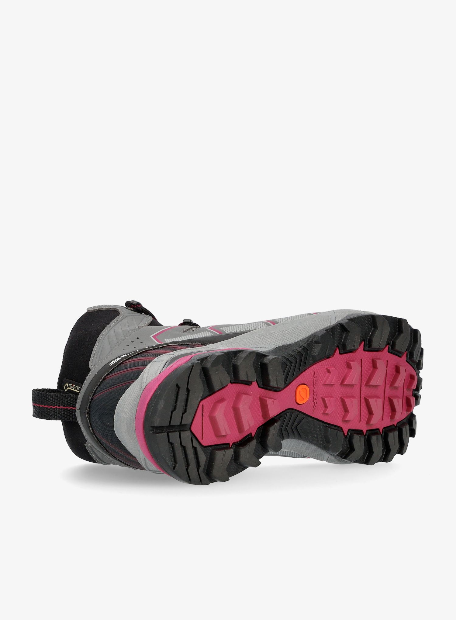 Ženski pohodniški čevlji Scarpa Maverick Mid GTX - gray/red plum
