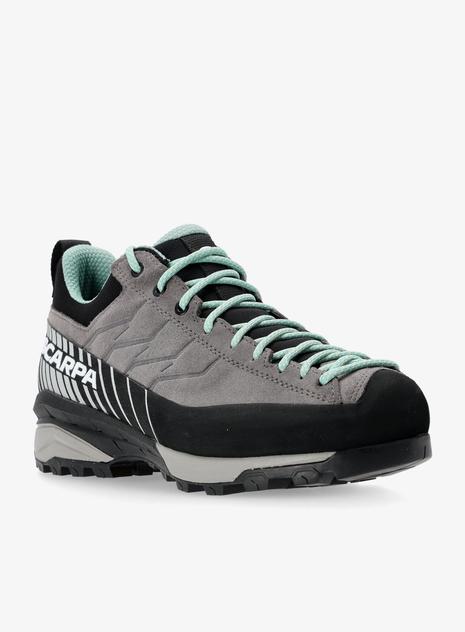 Ženski treking čevlji nizki Scarpa Mescalito TRK L GTX - midgray/dusty lagoon