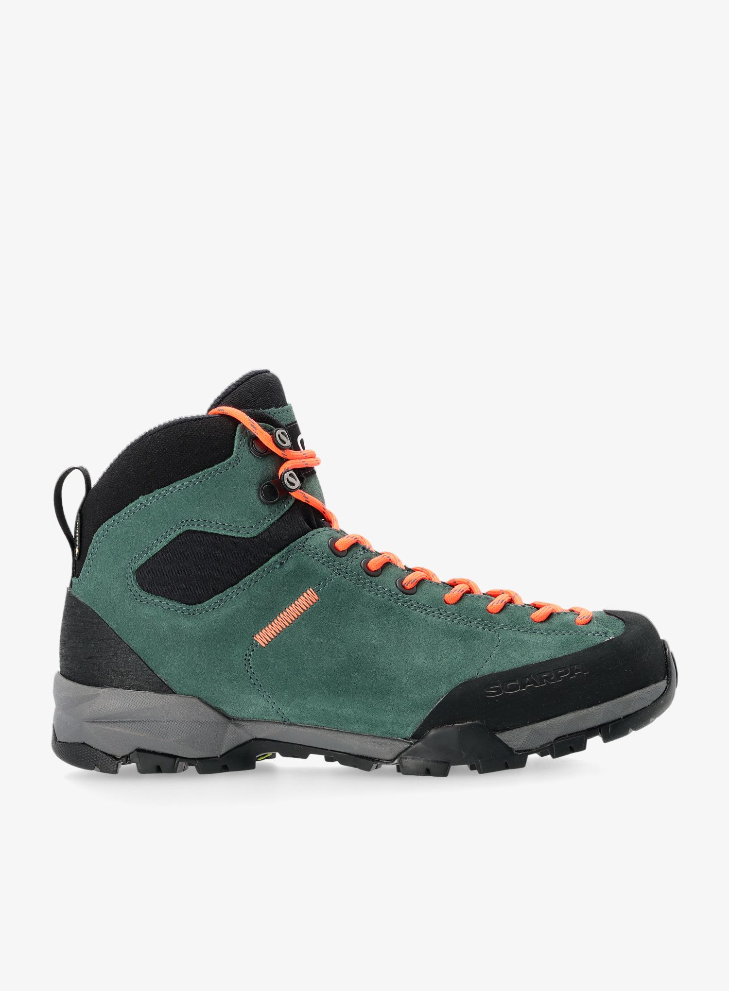 Pohodniški čevlji Scarpa Mojito Hike GTX - botanic green/orange pop/pop