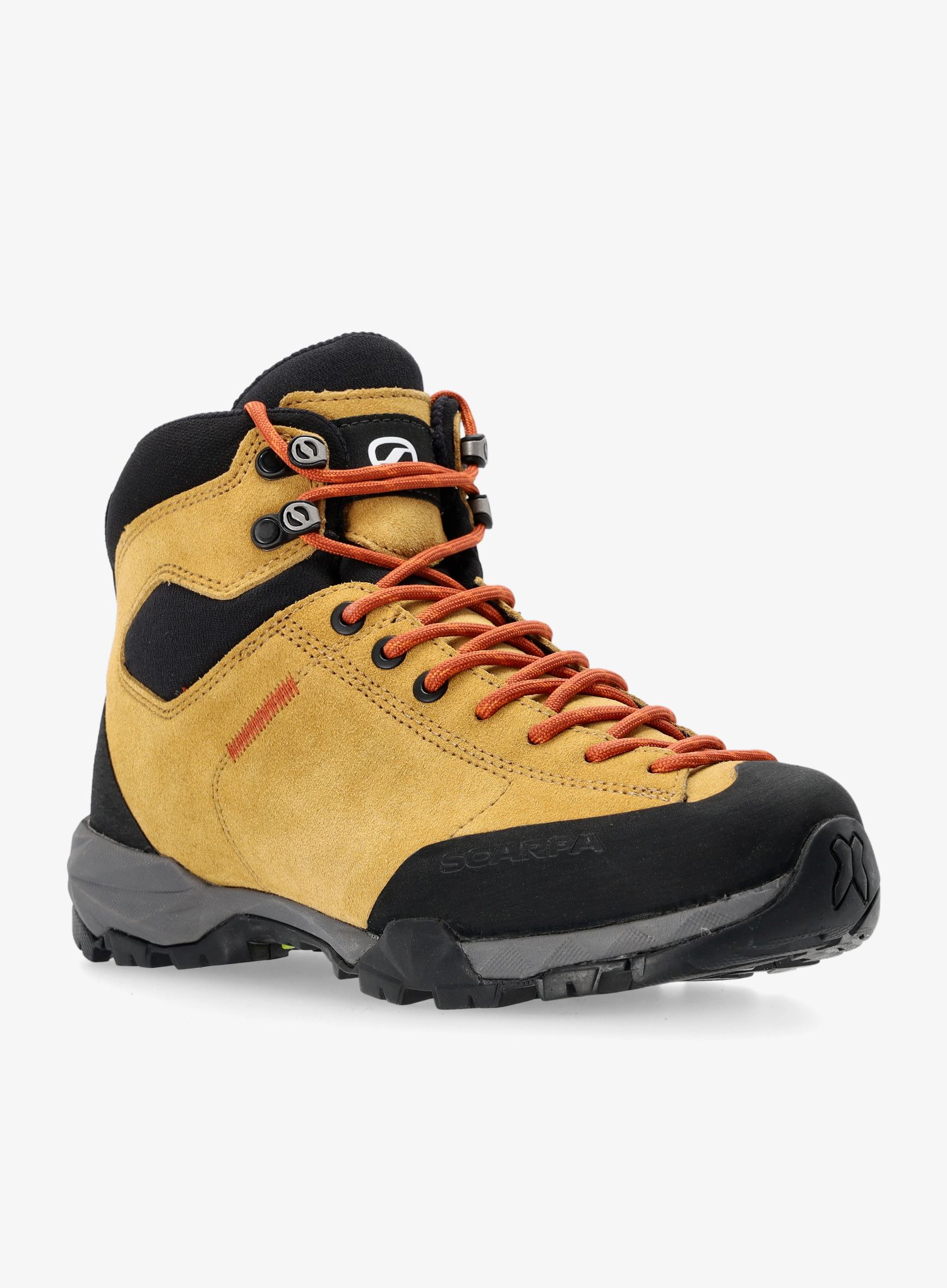 Ženski visoki pohodniški čevlji Scarpa Mojito Hike GTX - rust/ocra