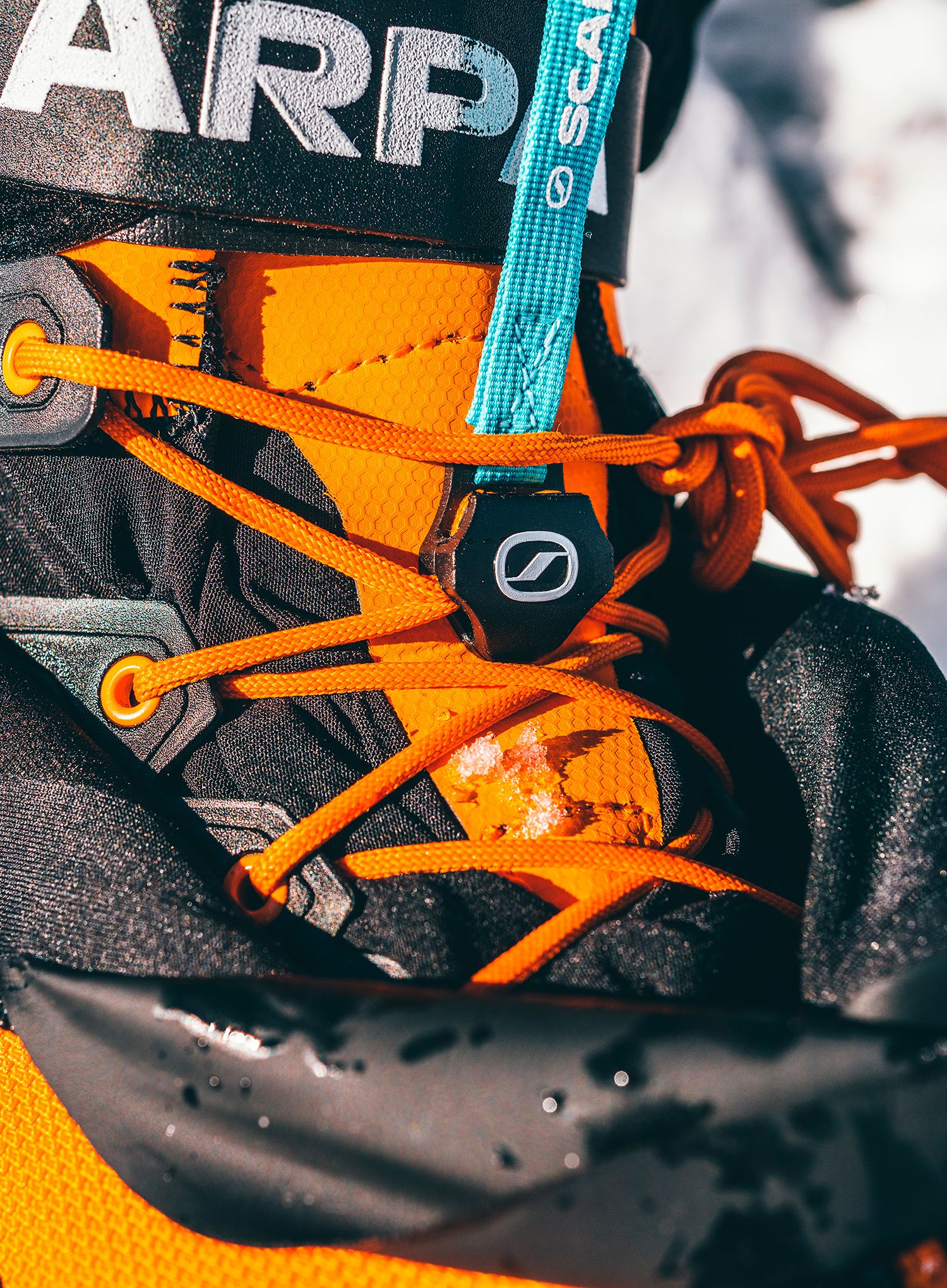 Planinski čevlji Scarpa Phantom 6000 HD - black/bright orange