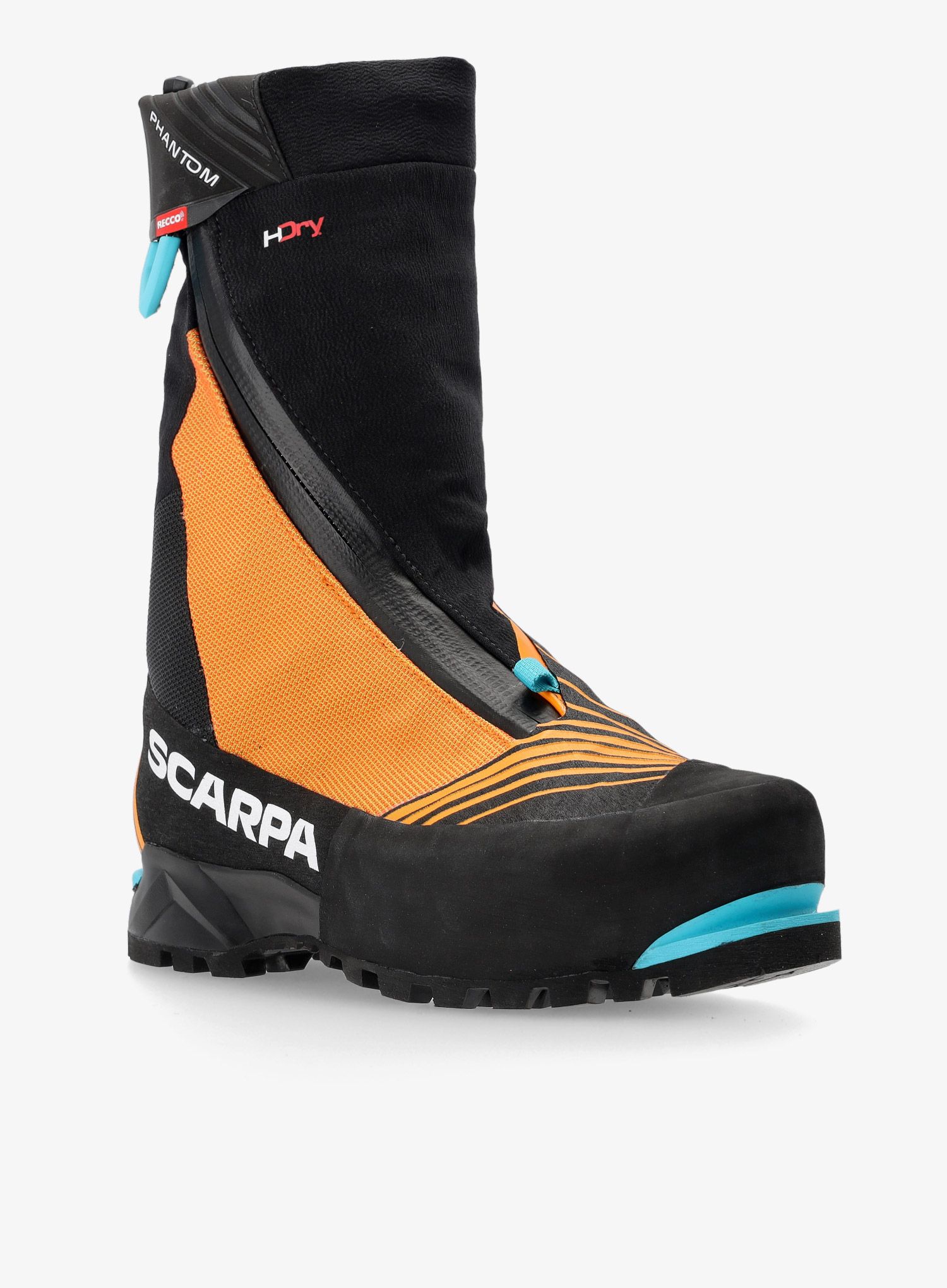 Čevlji za avtomatske dereze Scarpa Phantom Tech HD - black/bright orange