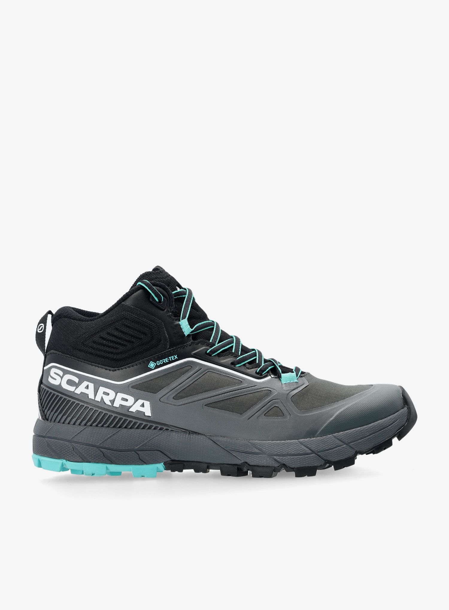 Ženski pristopni čevlji Scarpa Rapid Mid GTX - ant/turquoise