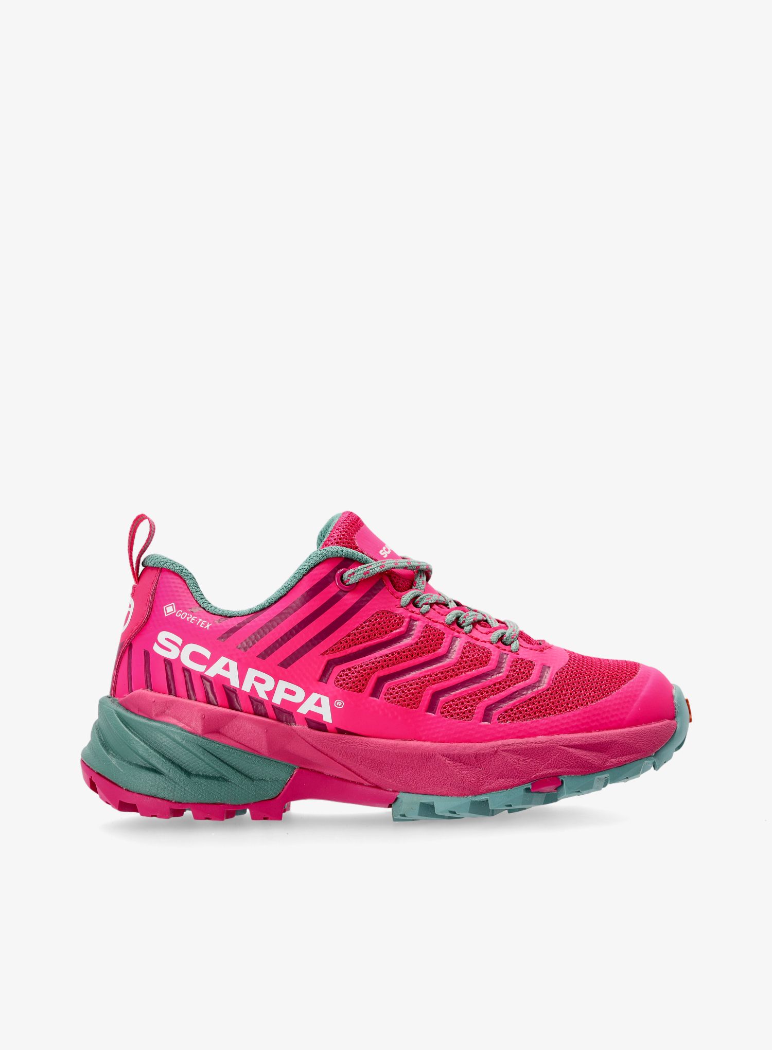 Otroška obutev Scarpa Rush Kid GTX - fuxia/lagoon