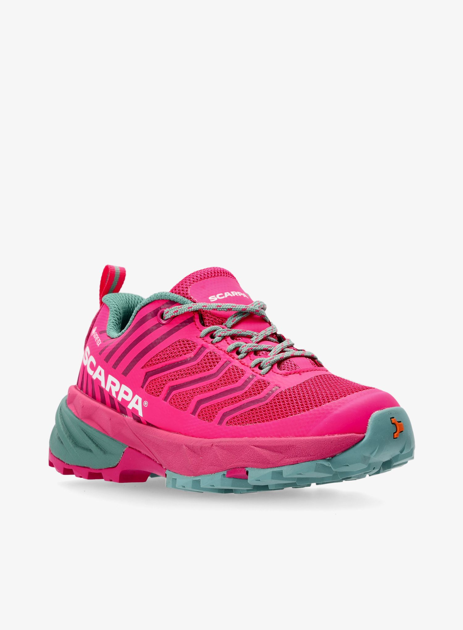 Otroška obutev Scarpa Rush Kid GTX - fuxia/lagoon