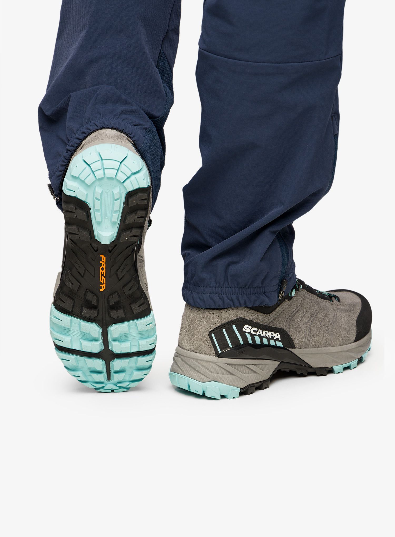 Ženski GORE-TEX čevlji Scarpa Rush TRK GTX - midgray/aqua/aqua