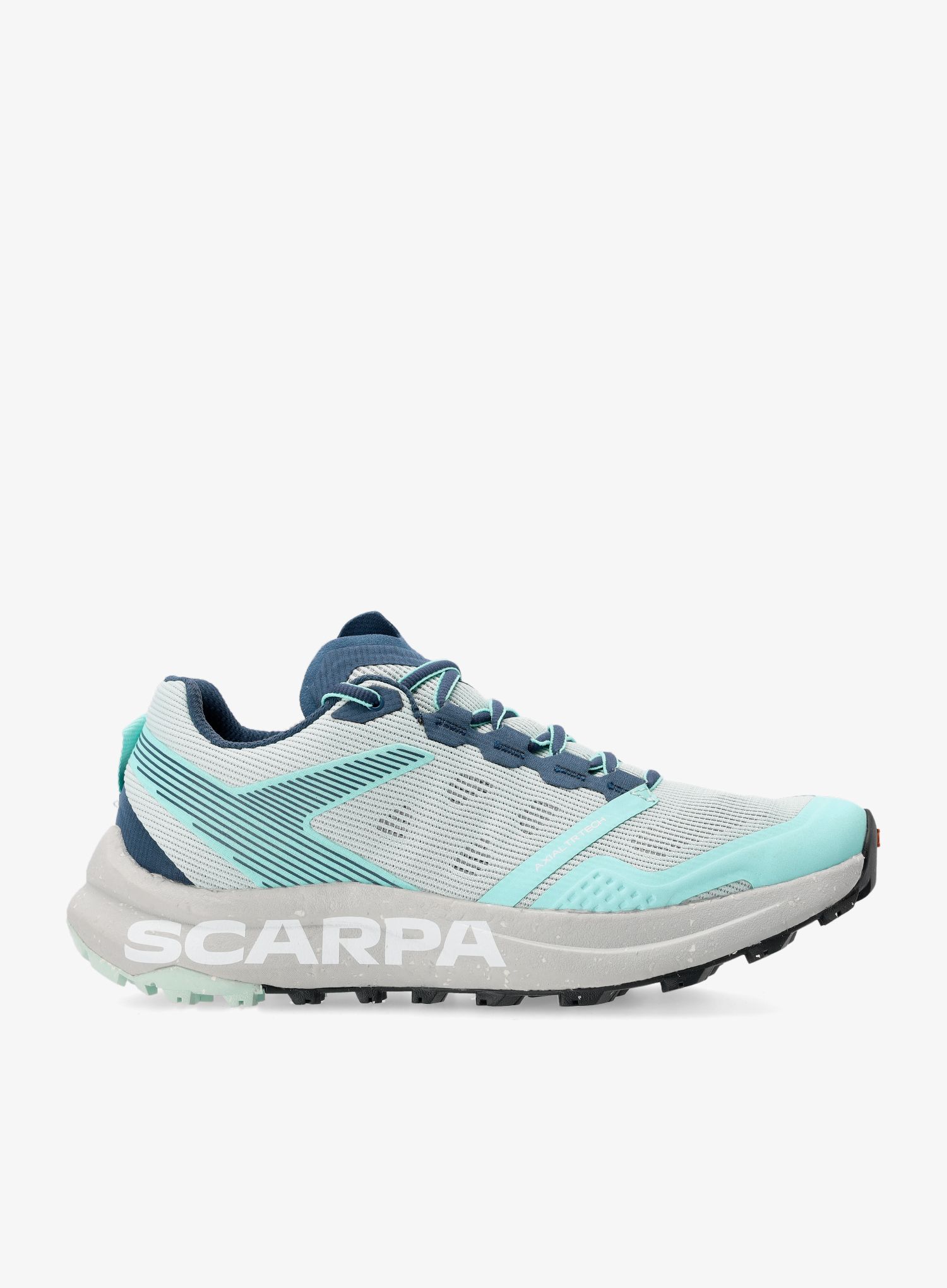 Ženski tekaški čevlji Scarpa Spin Planet - aqua/nile blue