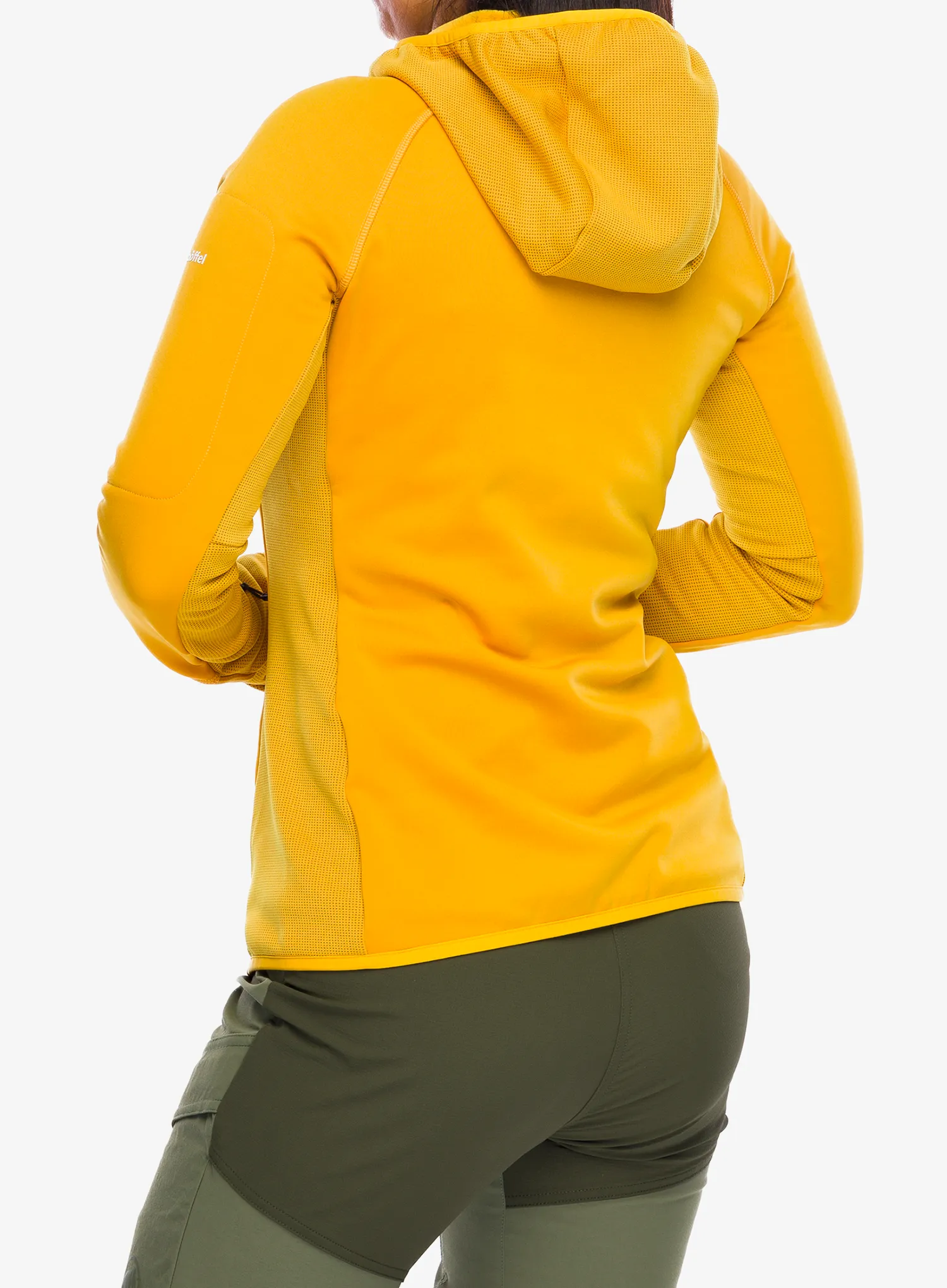 Ženska jopica Schoffel Fleece Hoody Lodron - honey gold