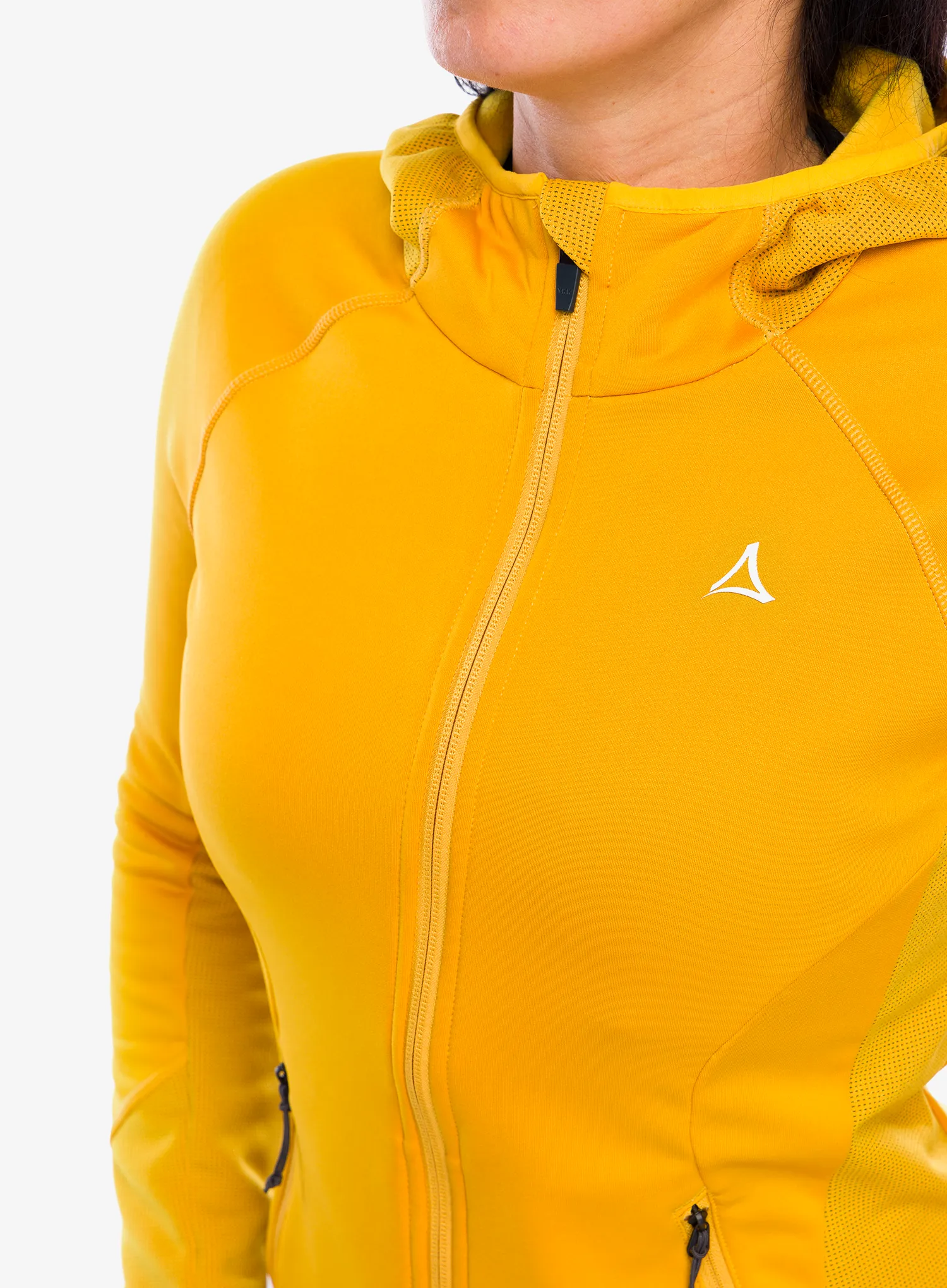 Ženska jopica Schoffel Fleece Hoody Lodron - honey gold