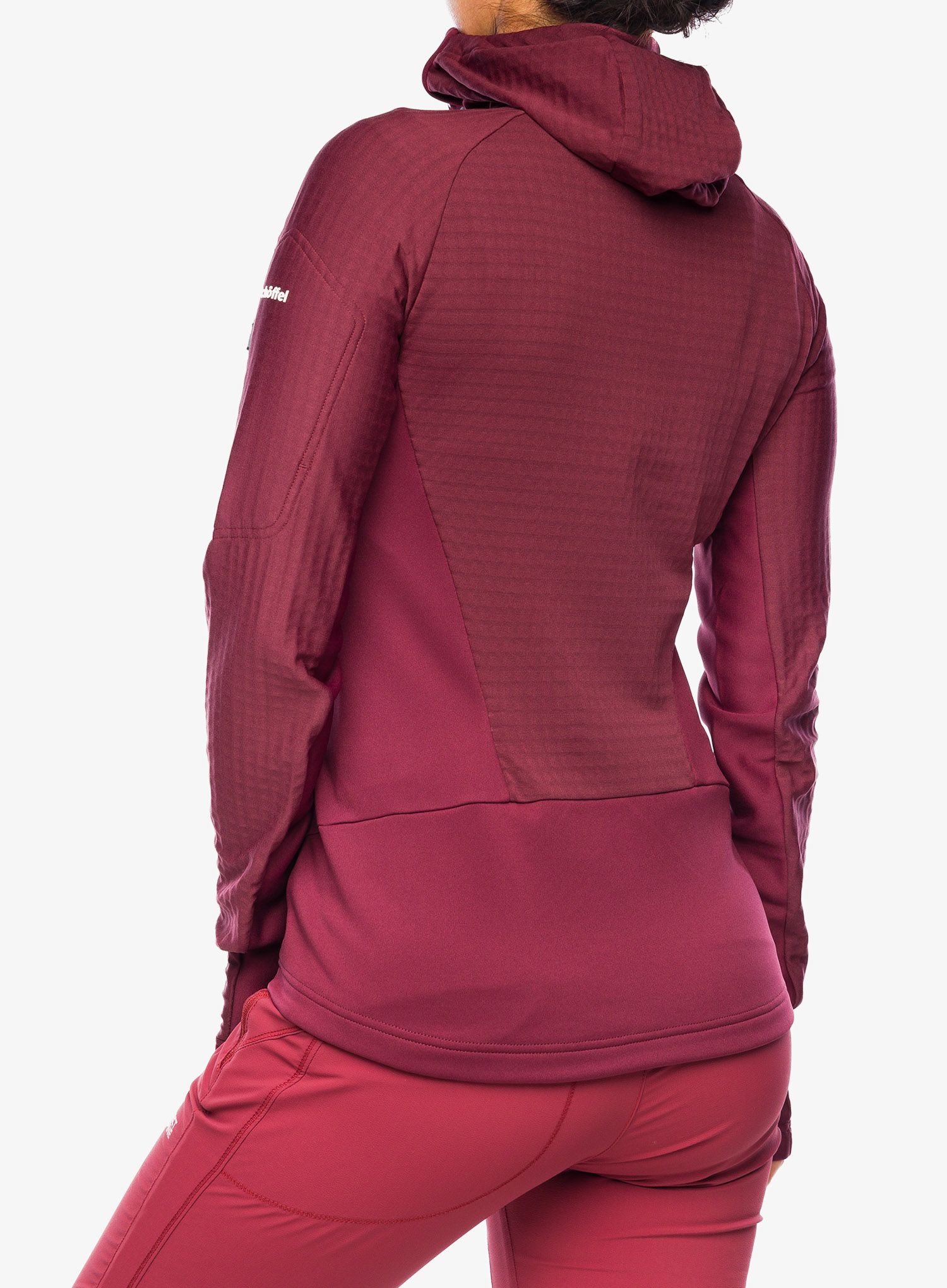 Ženska jopica Schoffel Fleece Hoody Rotbach - dark burgundy