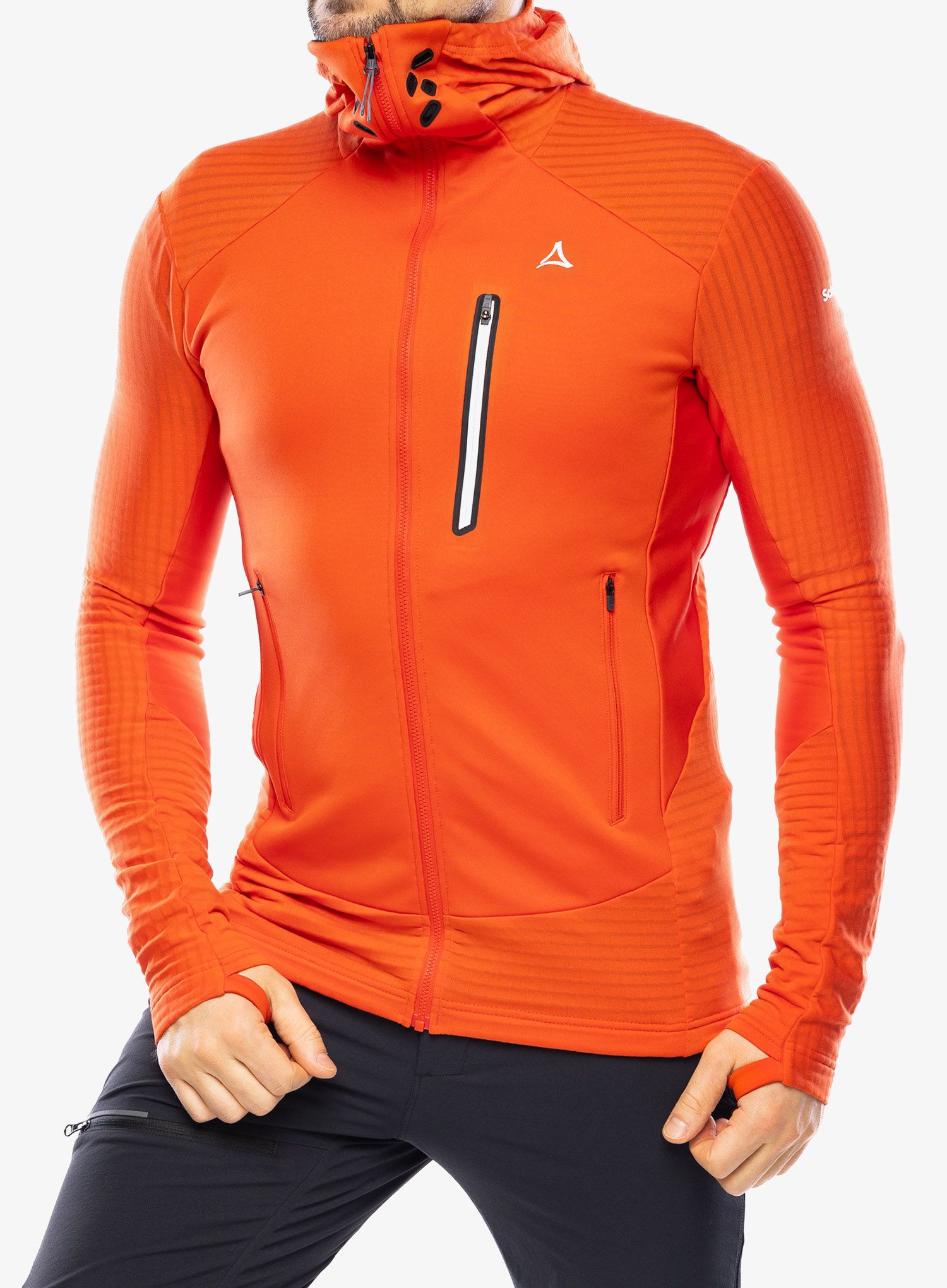 Jopica s kapuco Schoffel Fleece Hoody Rotbach - poinciana
