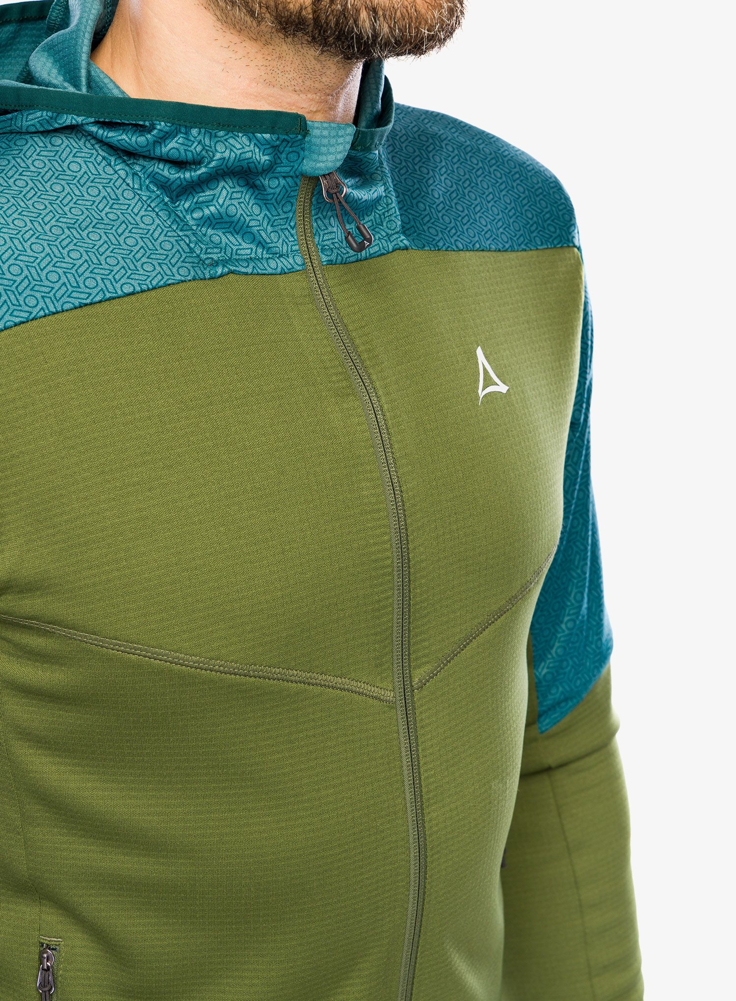Jopica Schoffel Fleece Hoody Svardalen - balsam green