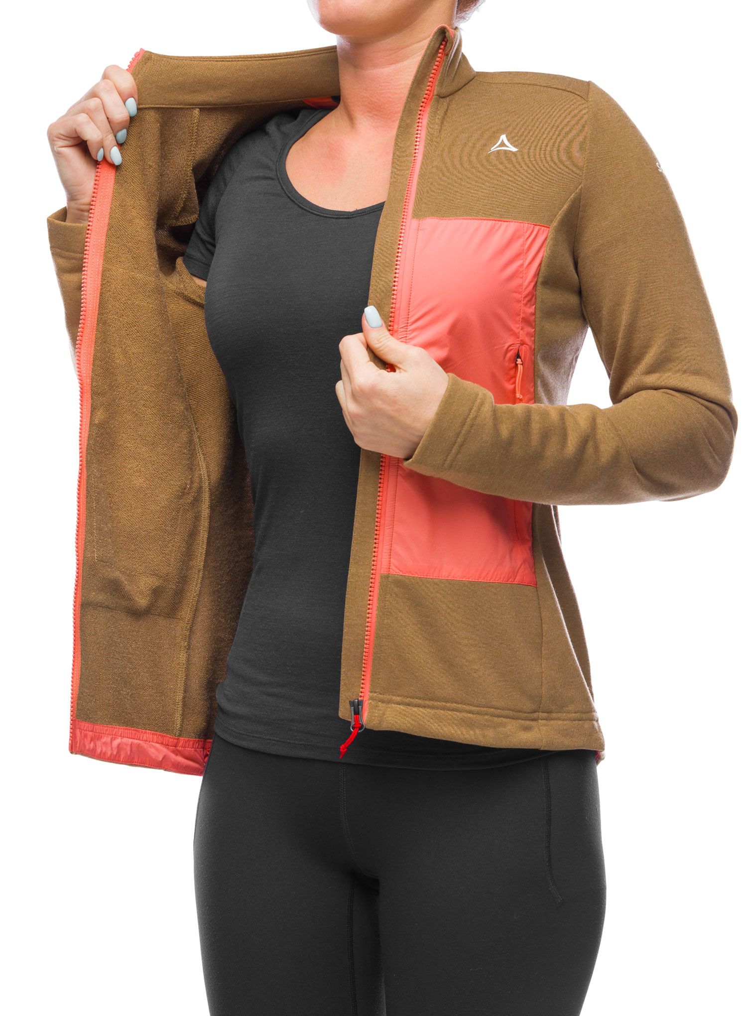 Jopica Schoffel Fleece Jacket Shifter L - soft walnut