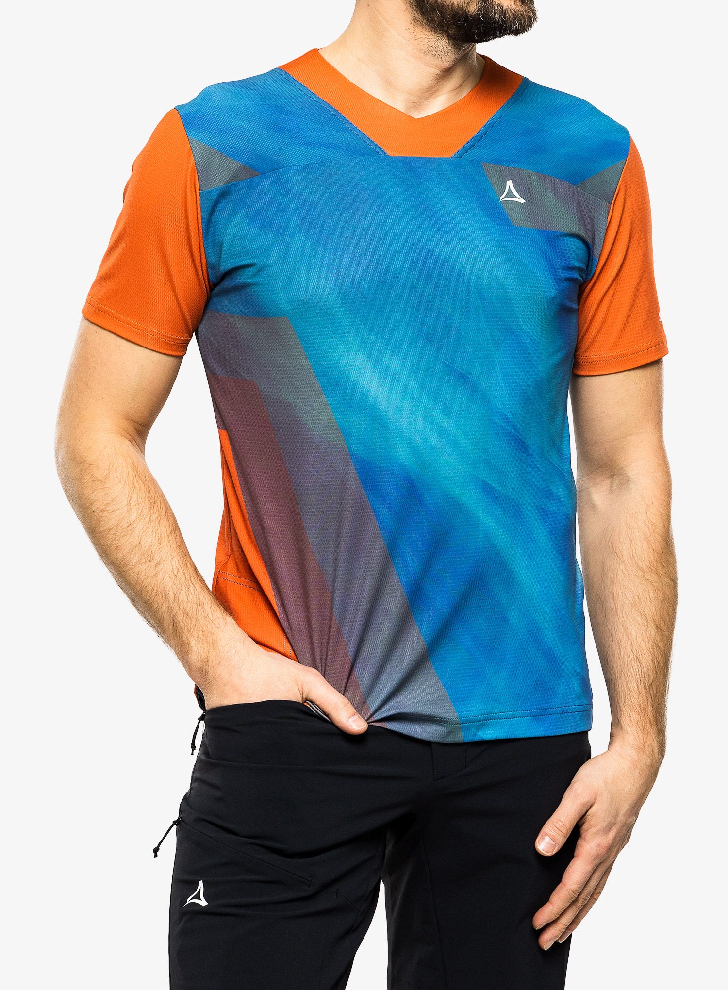 Moška kolesarska majica Schoffel Shirt Runcatrail - methyl blue