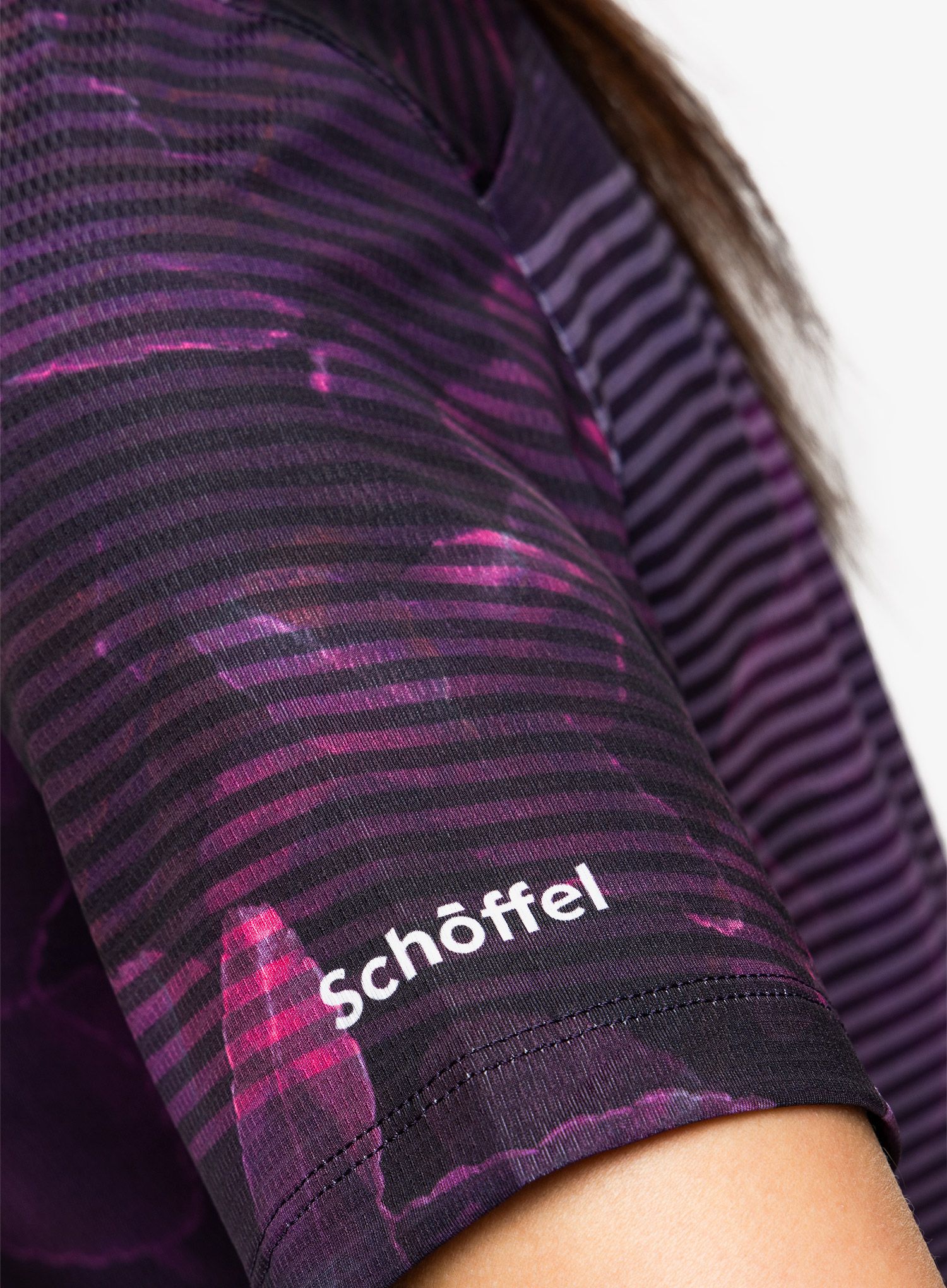 Kolesarska majica ženska Schoffel Shirt Runcatrail - spring lavender