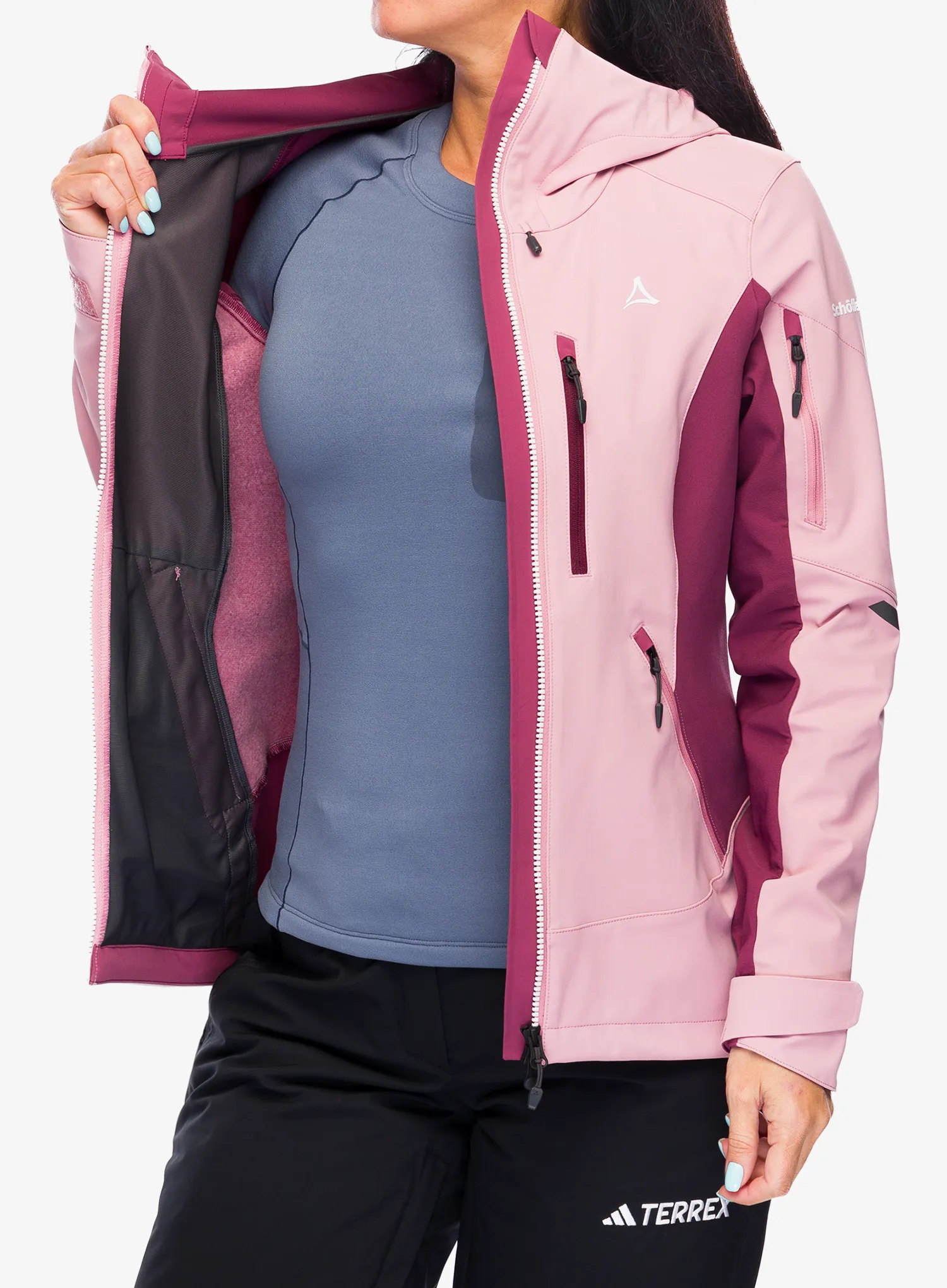Ženska jakna Schoffel Softshell Jacket Matrei - viola