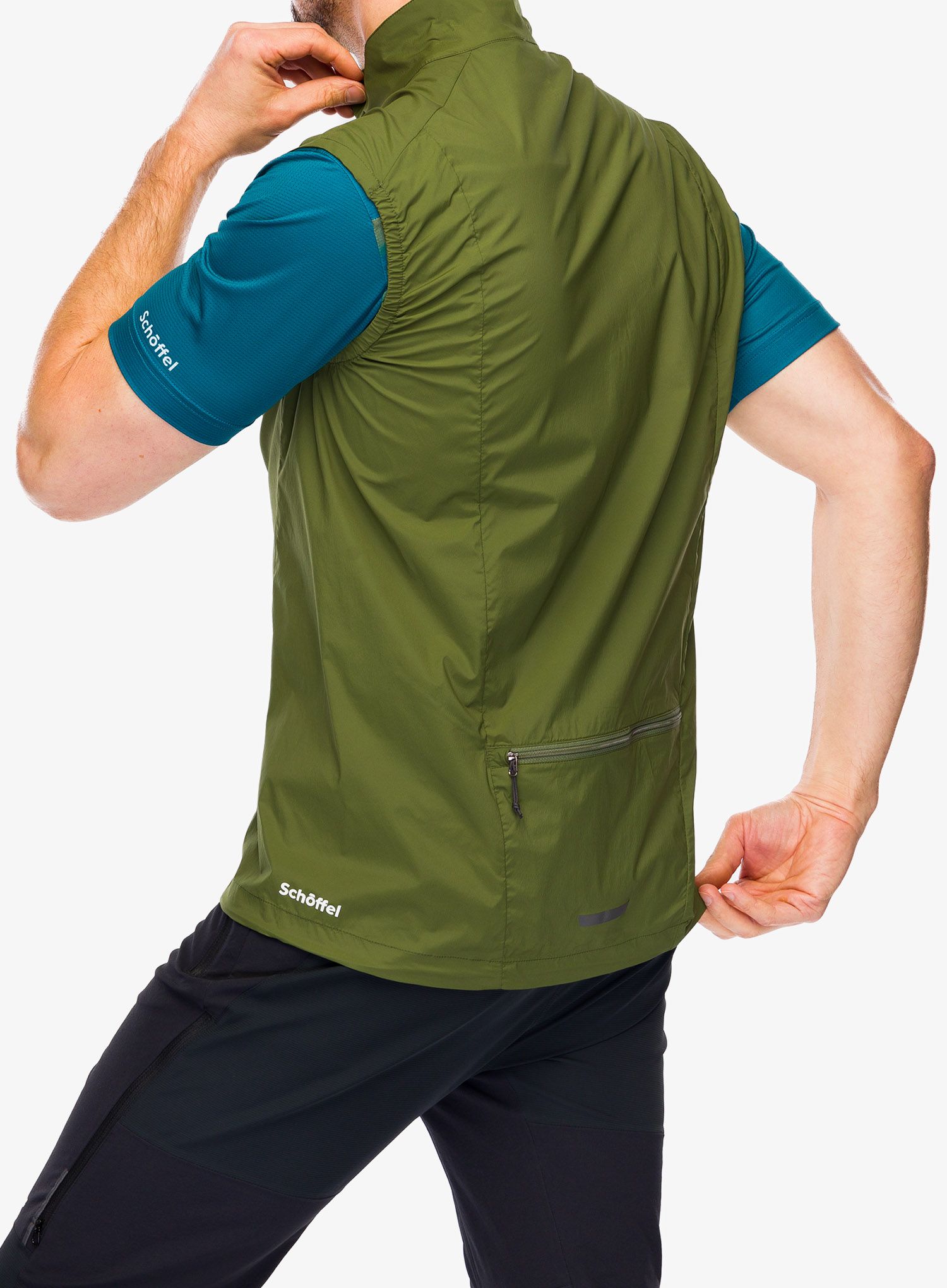 Kolesarski brezrokavnik Schoffel Vest Val Bavona - balsam green