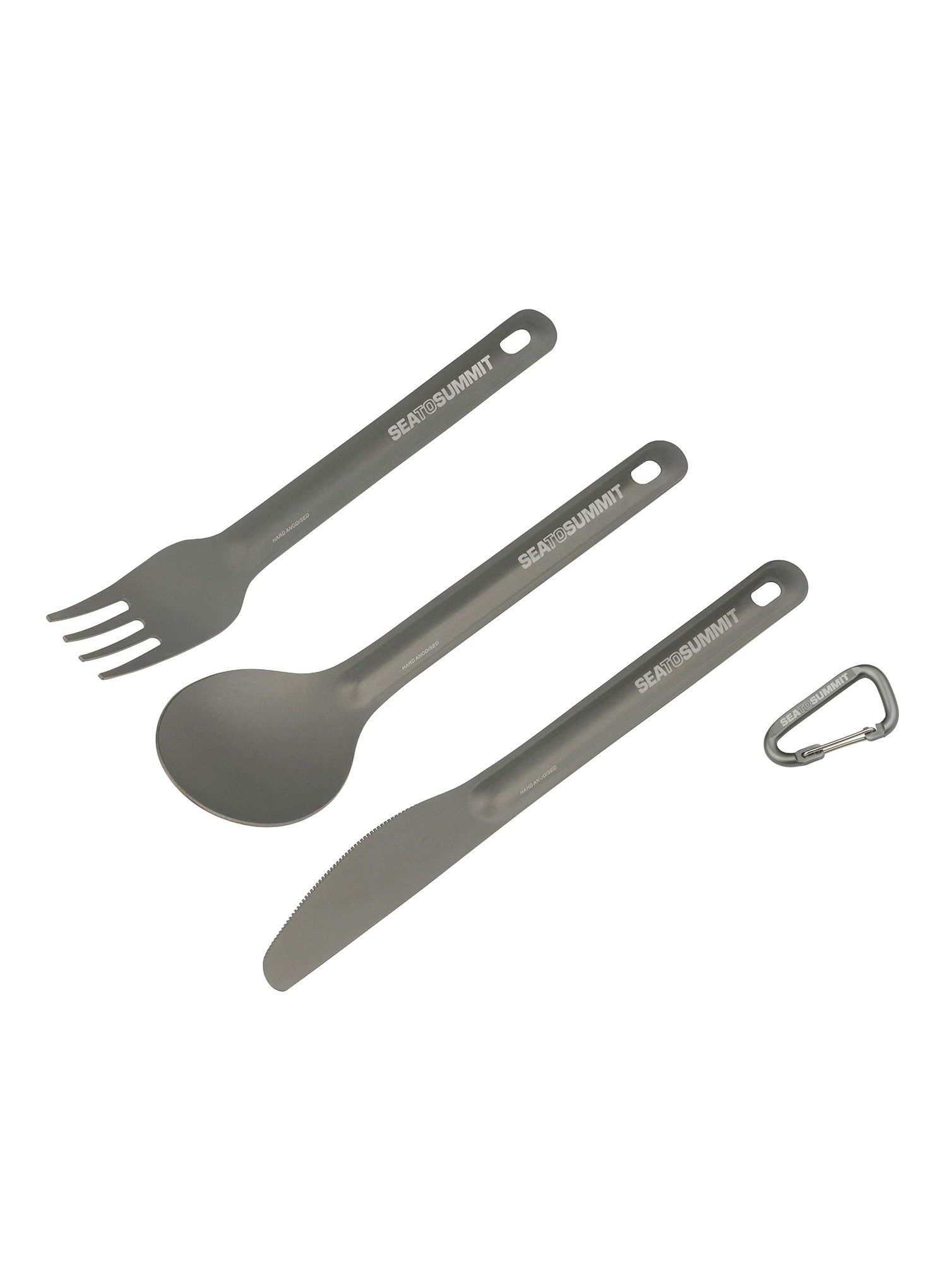 Komplet Sea To Summit AlphaLight Cutlery Set 3pc (Knife, Fork and Spoon) - grey