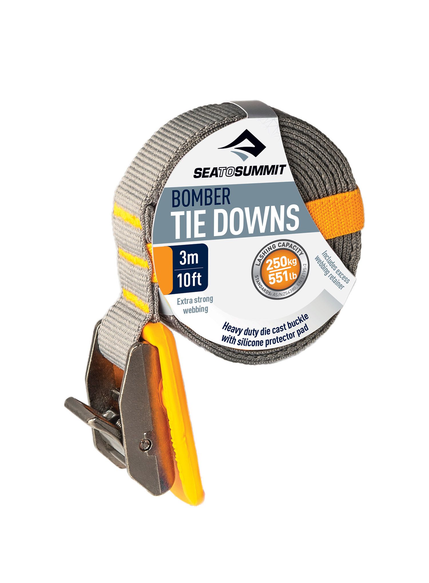 Jermen Sea To Summit Bomber Tie Down 3m/10ft - orange
