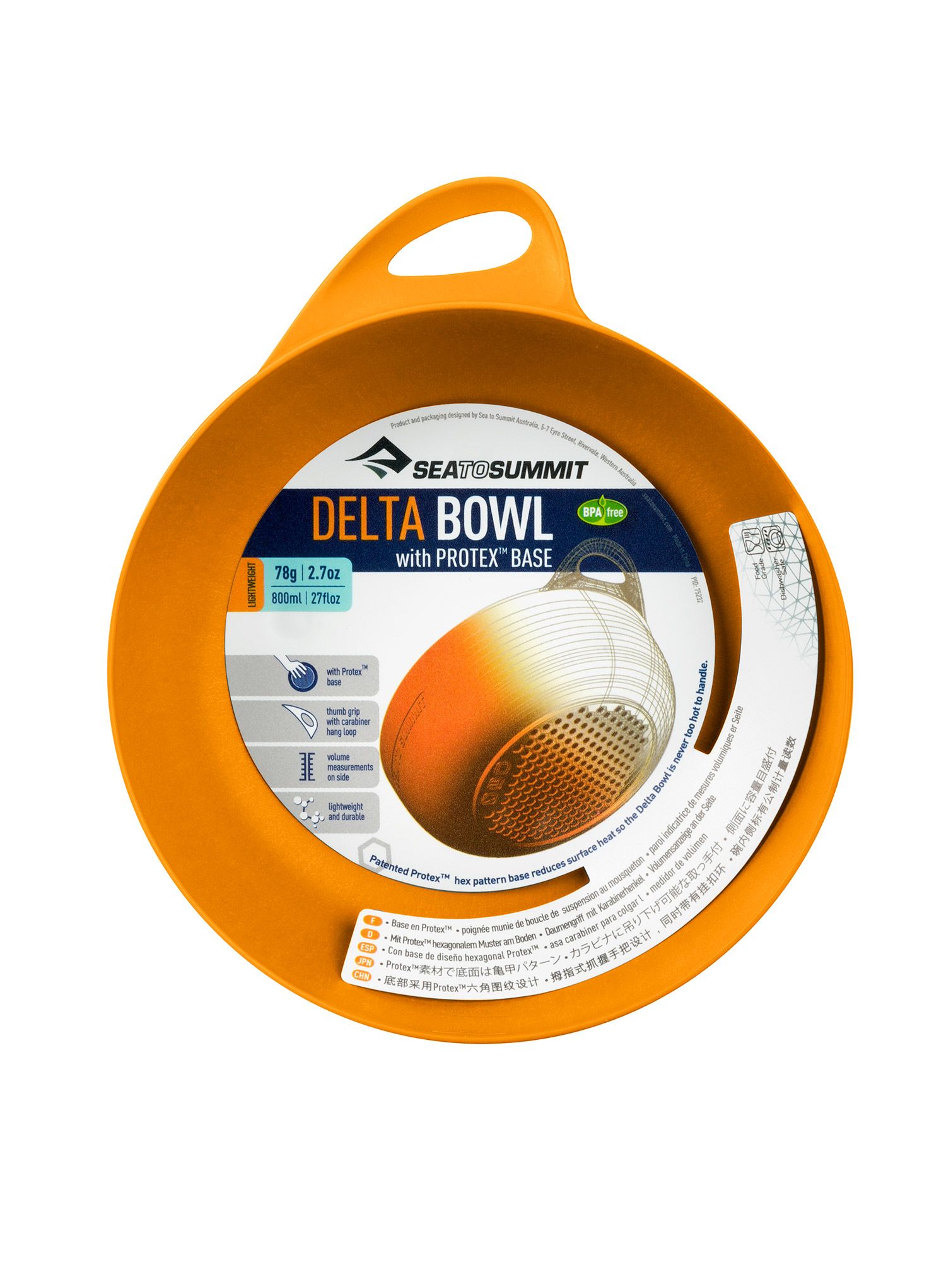 Pohodniška skleda Sea To Summit Delta Bowl - orange