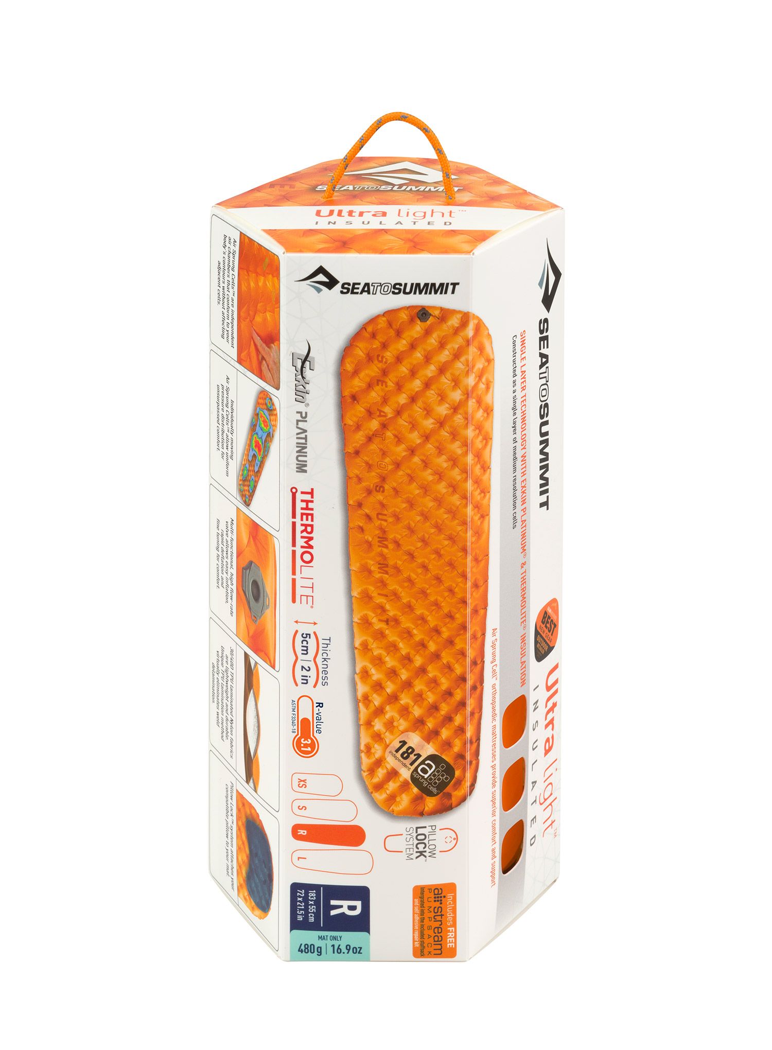 Napihljiva blazina Sea To Summit UltraLight ASC Insulated Mat Regular