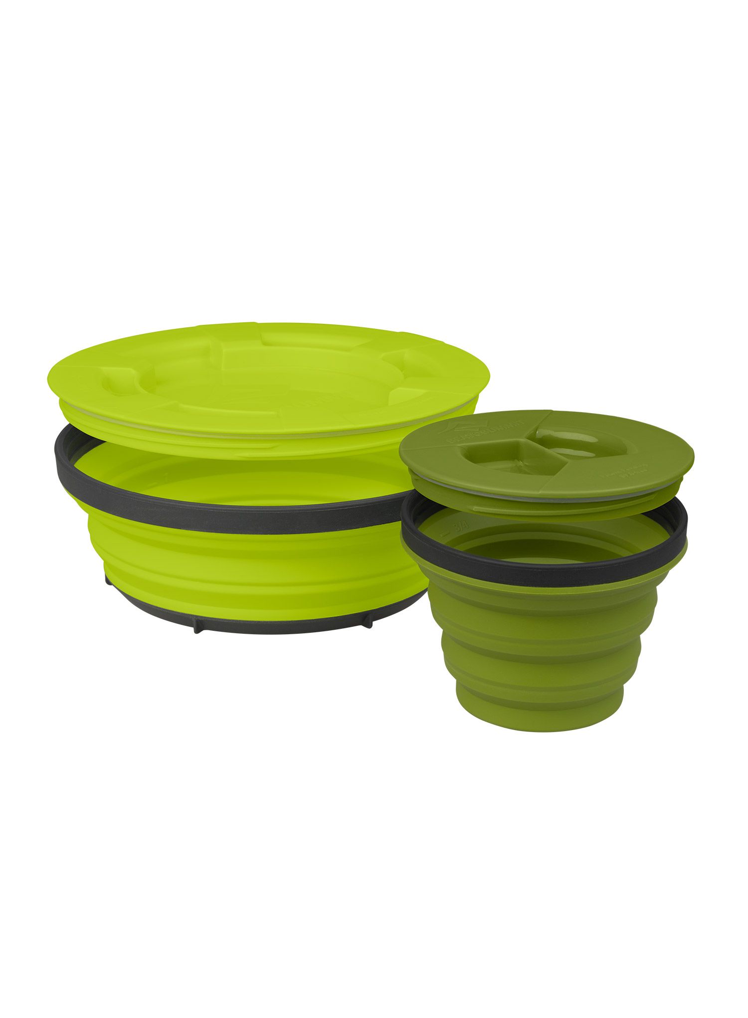 Pohodniške sklede Sea To Summit X-Seal & Go Set Small - olive