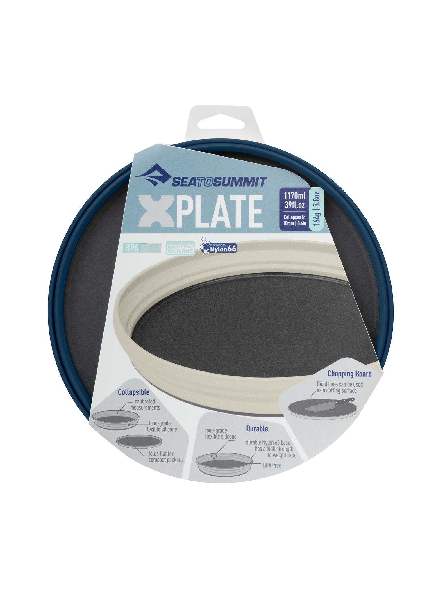 Krožnik Sea To Summit X-Series X-Plate - navy blue