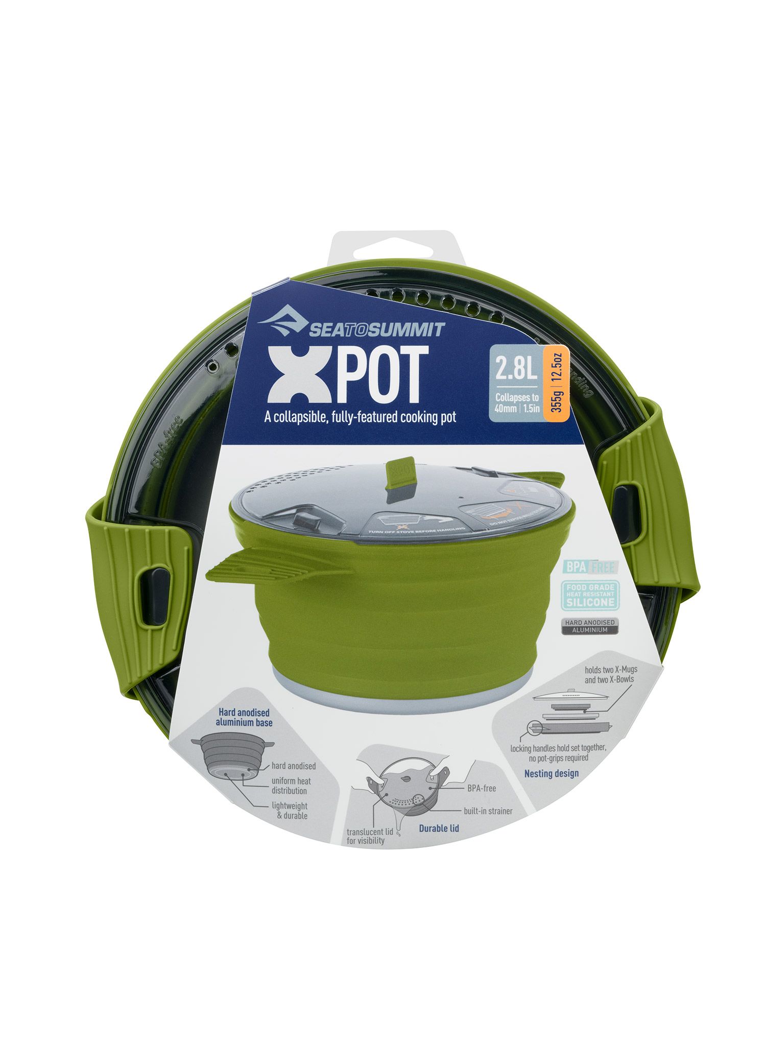 Lonec Sea To Summit X-Series X-Pot 2.8l - olive