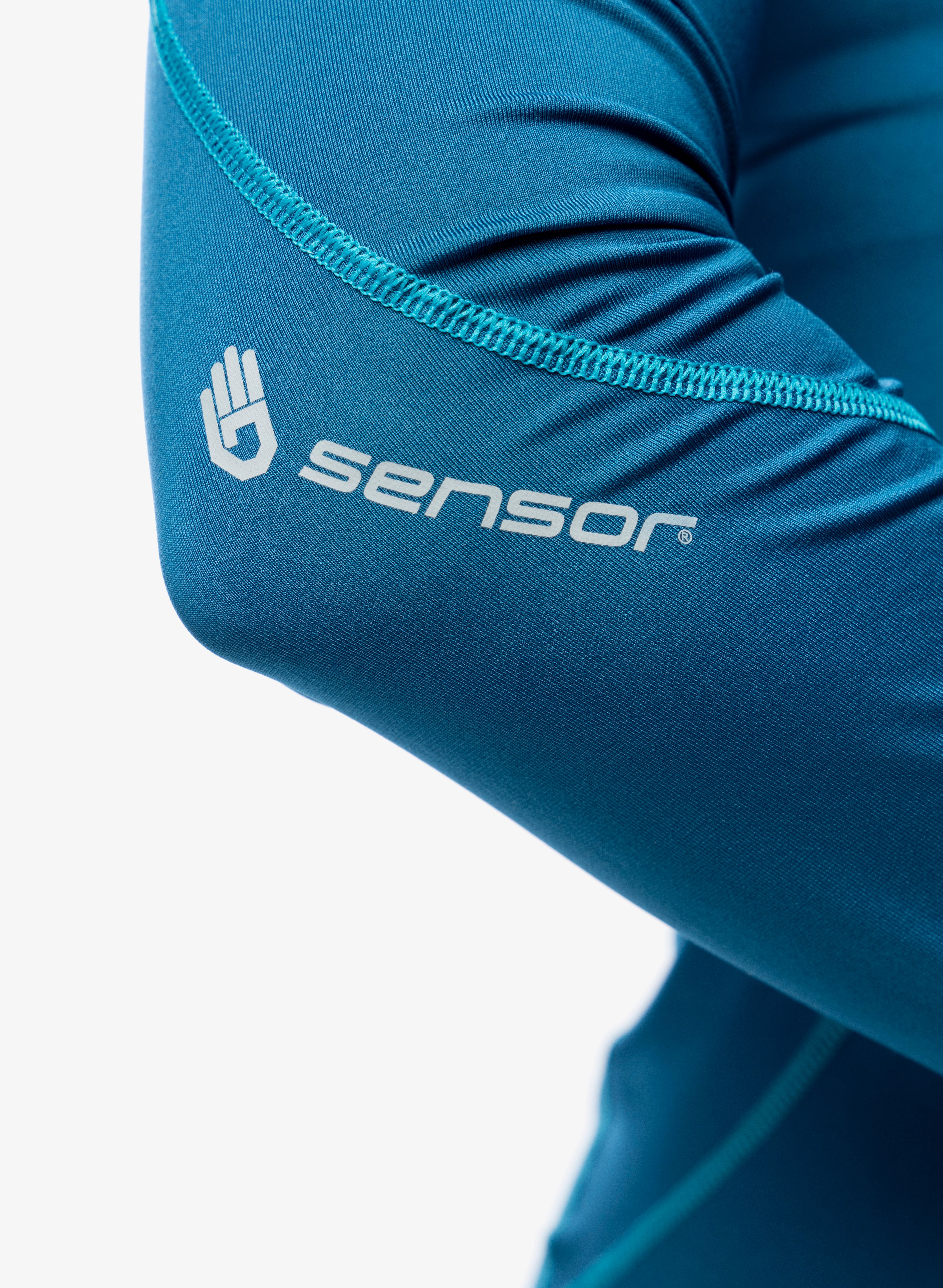Ženska termo flis jopa Sensor Coolmax Fresh Tee LS - saphire