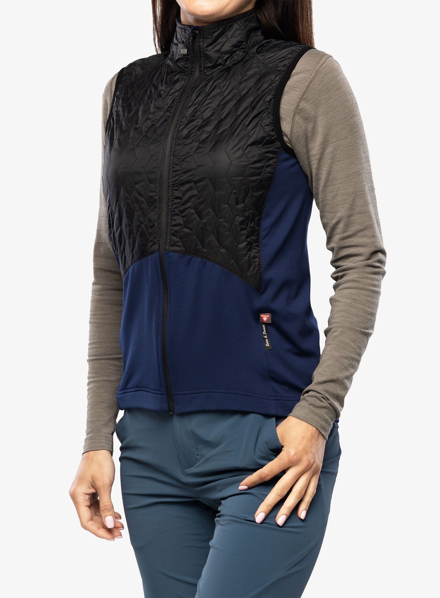 Ženski brezrokavnik Sensor Infinity Zero Vest - black/deep blue