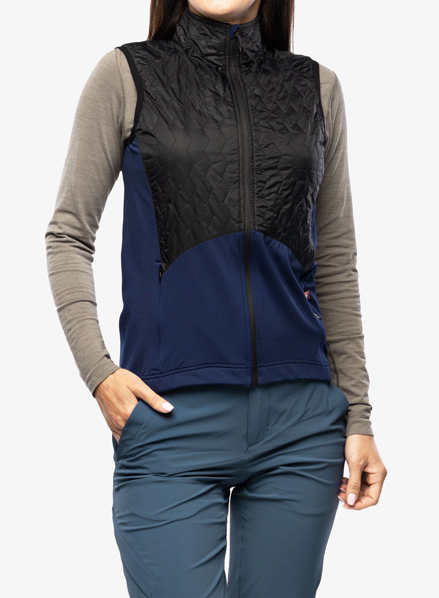 Ženski brezrokavnik Sensor Infinity Zero Vest - black/deep blue