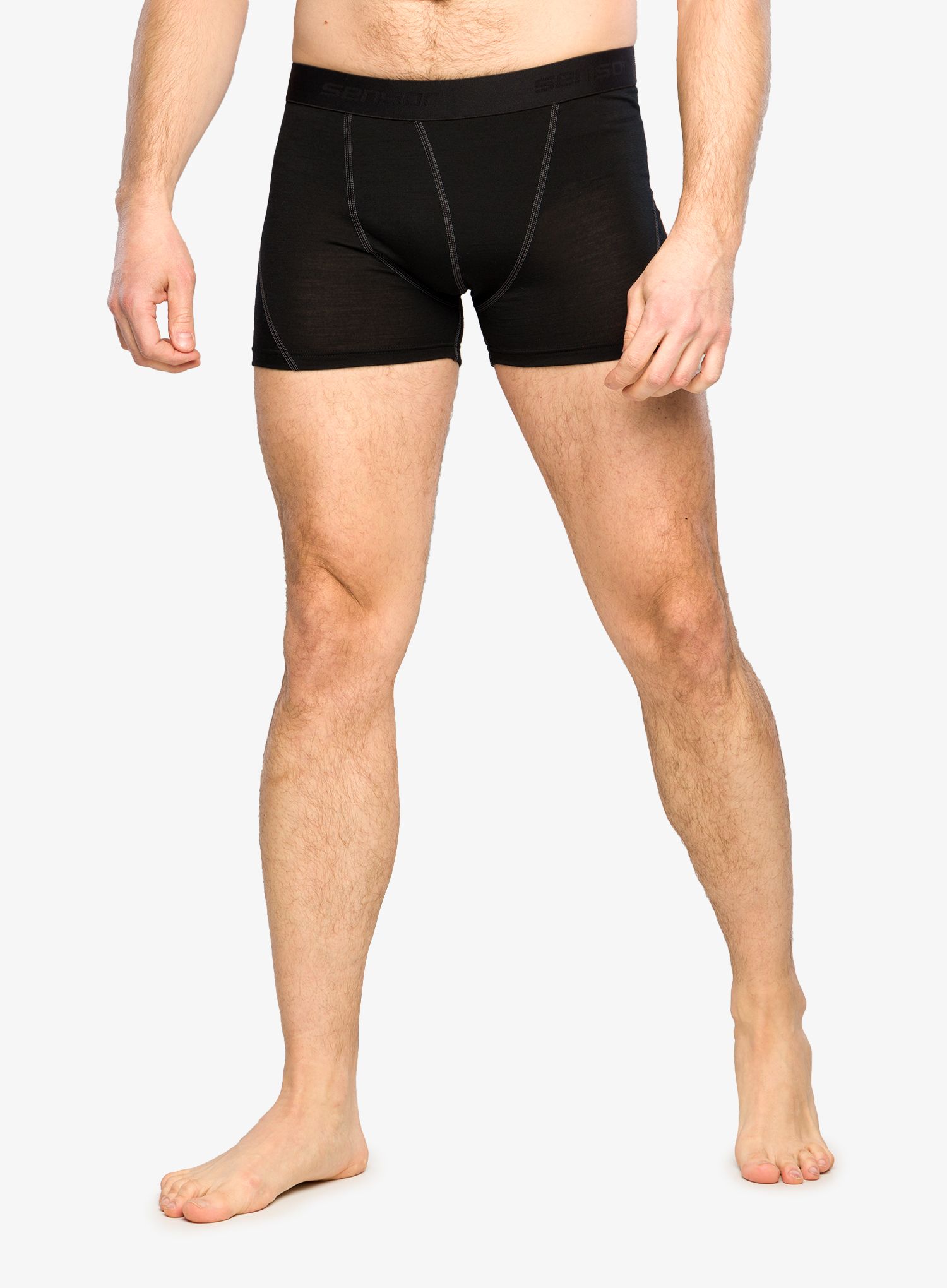 Boksarice Sensor Merino Active 3Pack - black/blue/dark blue