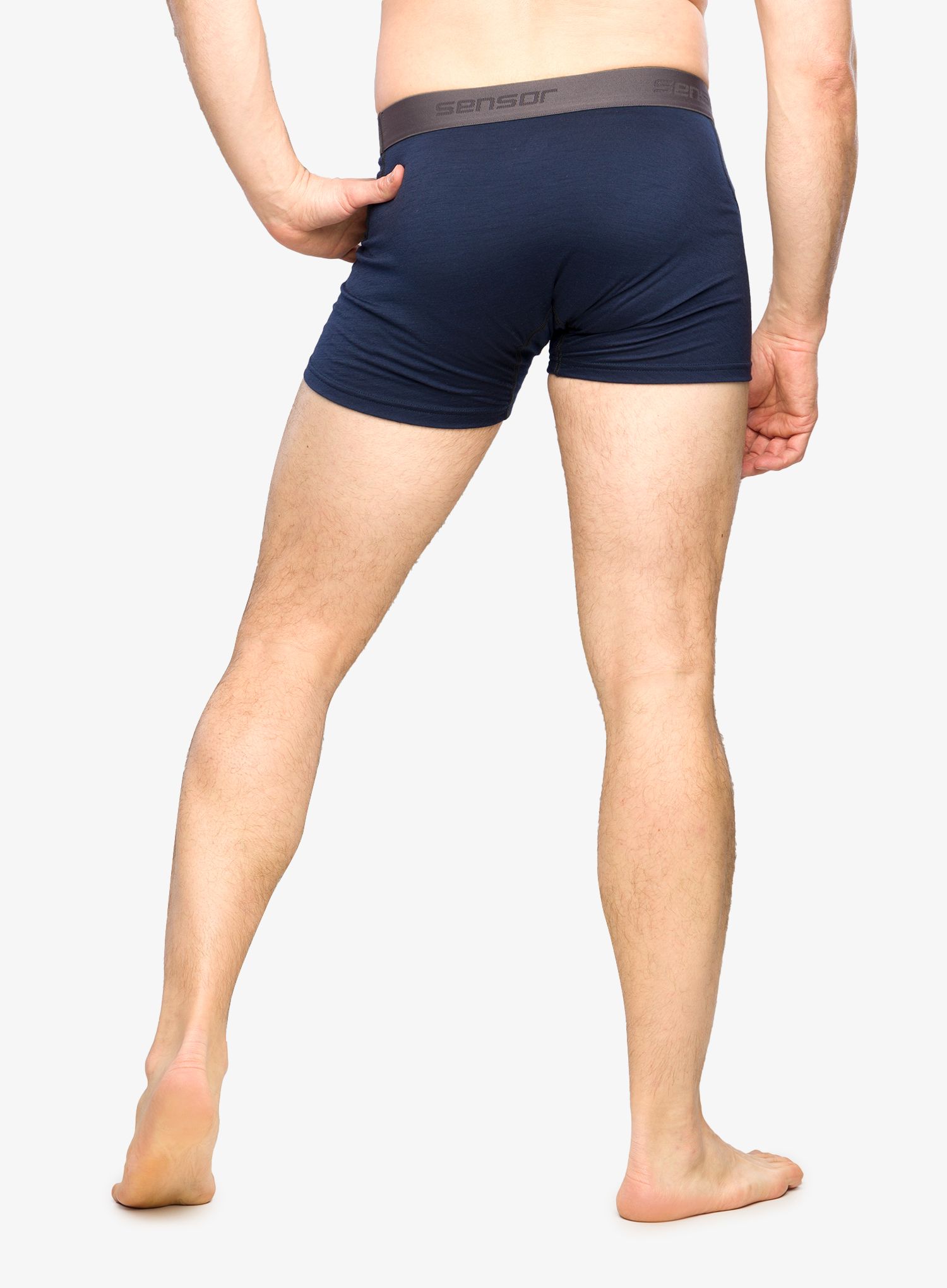 Boksarice Sensor Merino Active 3Pack - black/blue/dark blue